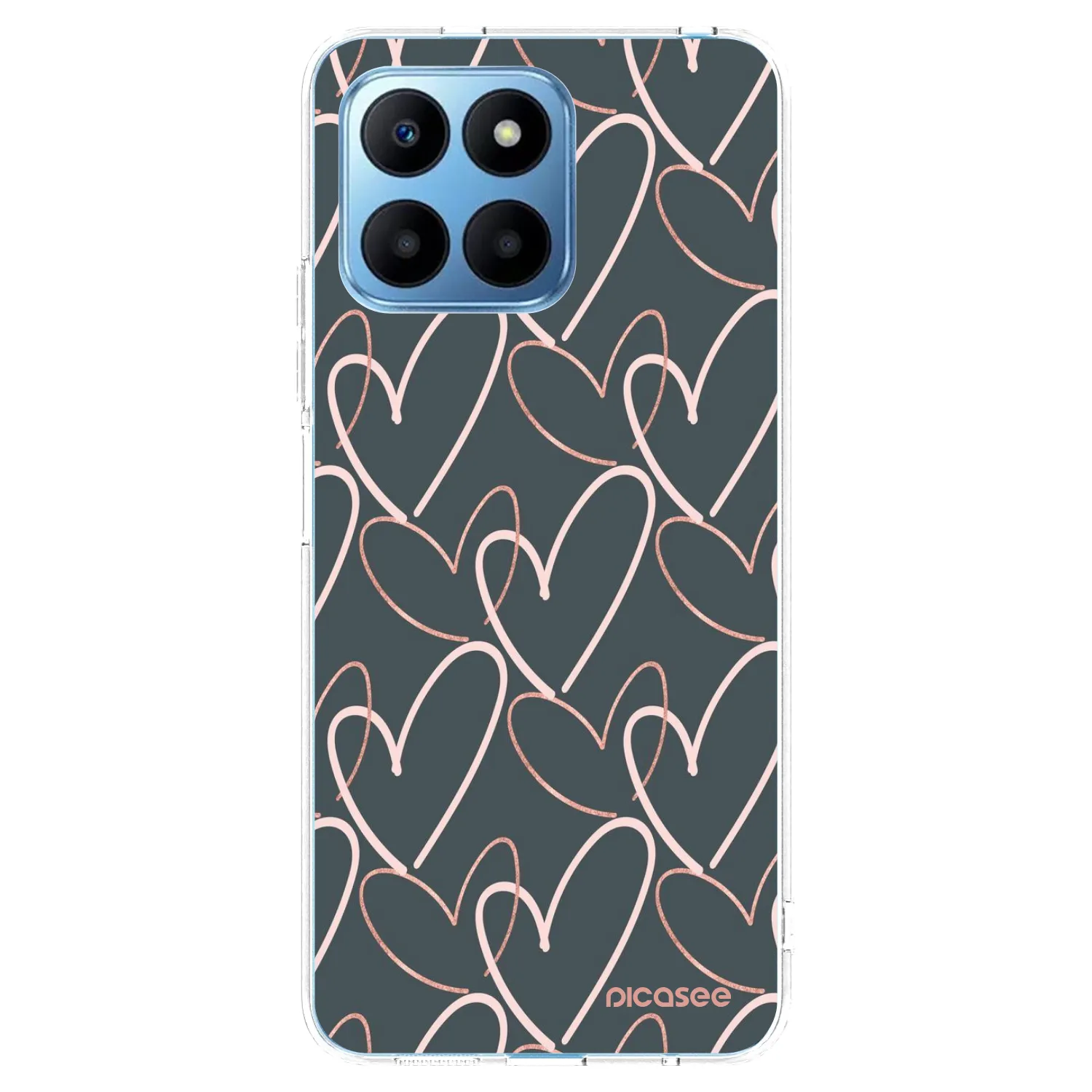 Picasee husă transparentă din silicon pentru Honor 70 Lite - Lots of love