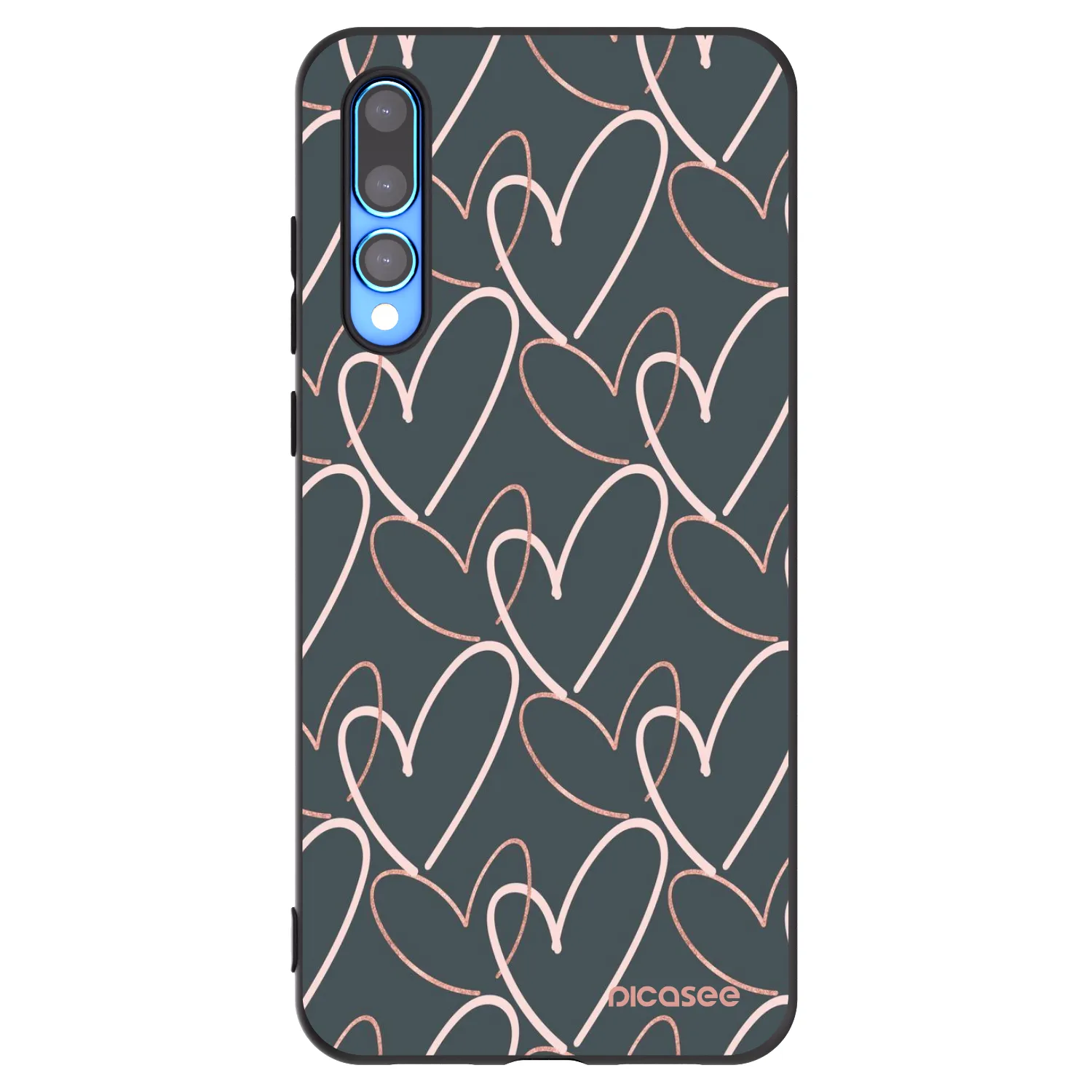 Picasee husă neagră din silicon pentru Huawei P20 Pro - Lots of love