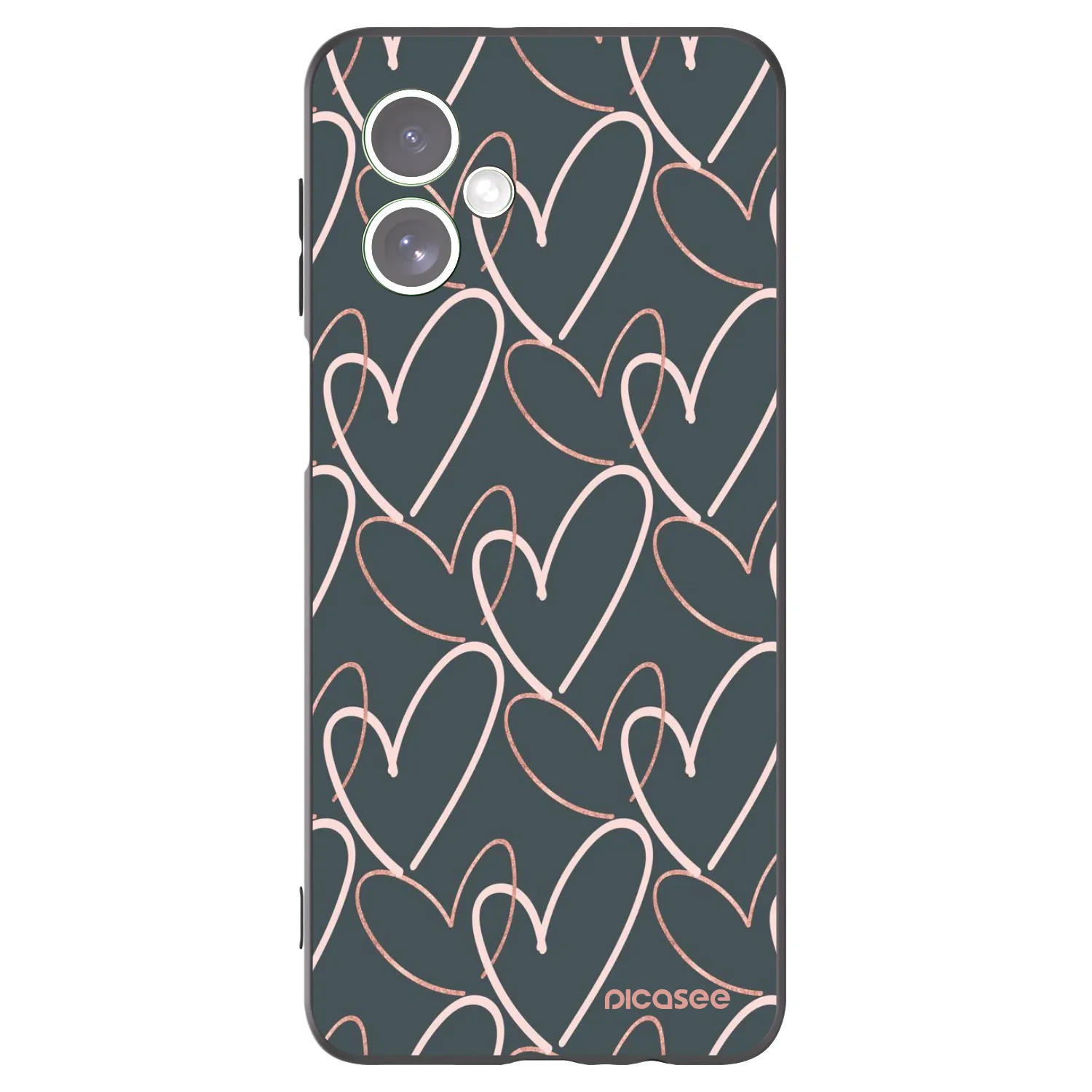 Picasee husă neagră din silicon pentru Motorola Moto G54 5G - Lots of love