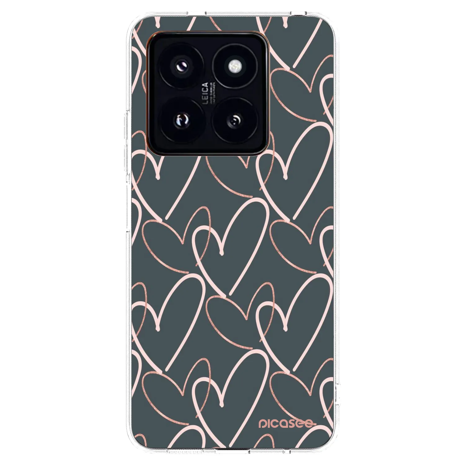 Picasee husă transparentă din silicon pentru Xiaomi 14 Pro - Lots of love