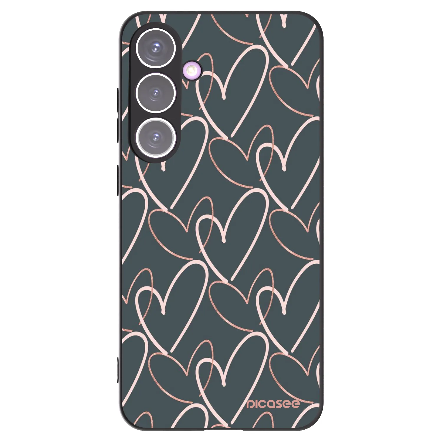 Picasee husă neagră din silicon pentru Samsung Galaxy S24+ S926B 5G - Lots of love