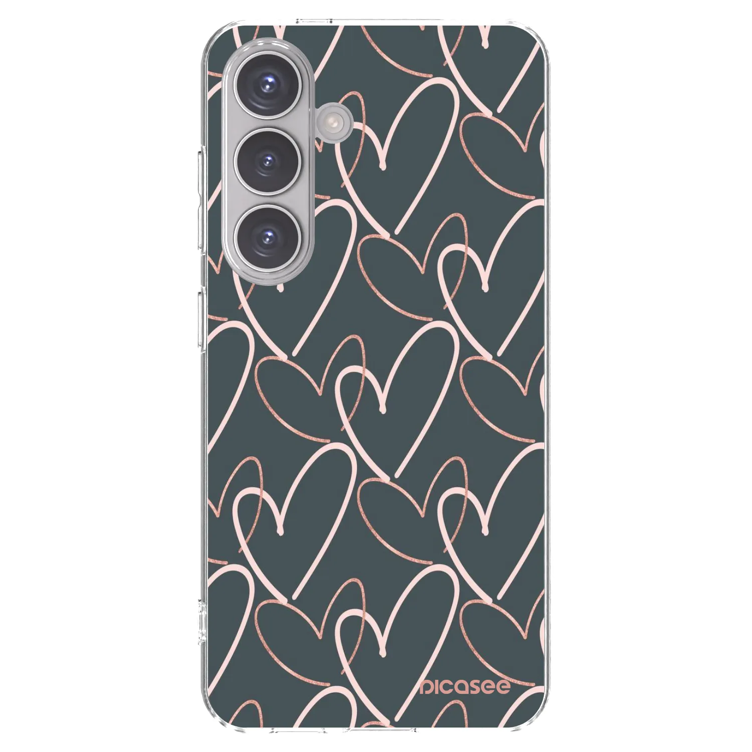 Picasee husă transparentă din silicon pentru Samsung Galaxy S24 S921B 5G - Lots of love