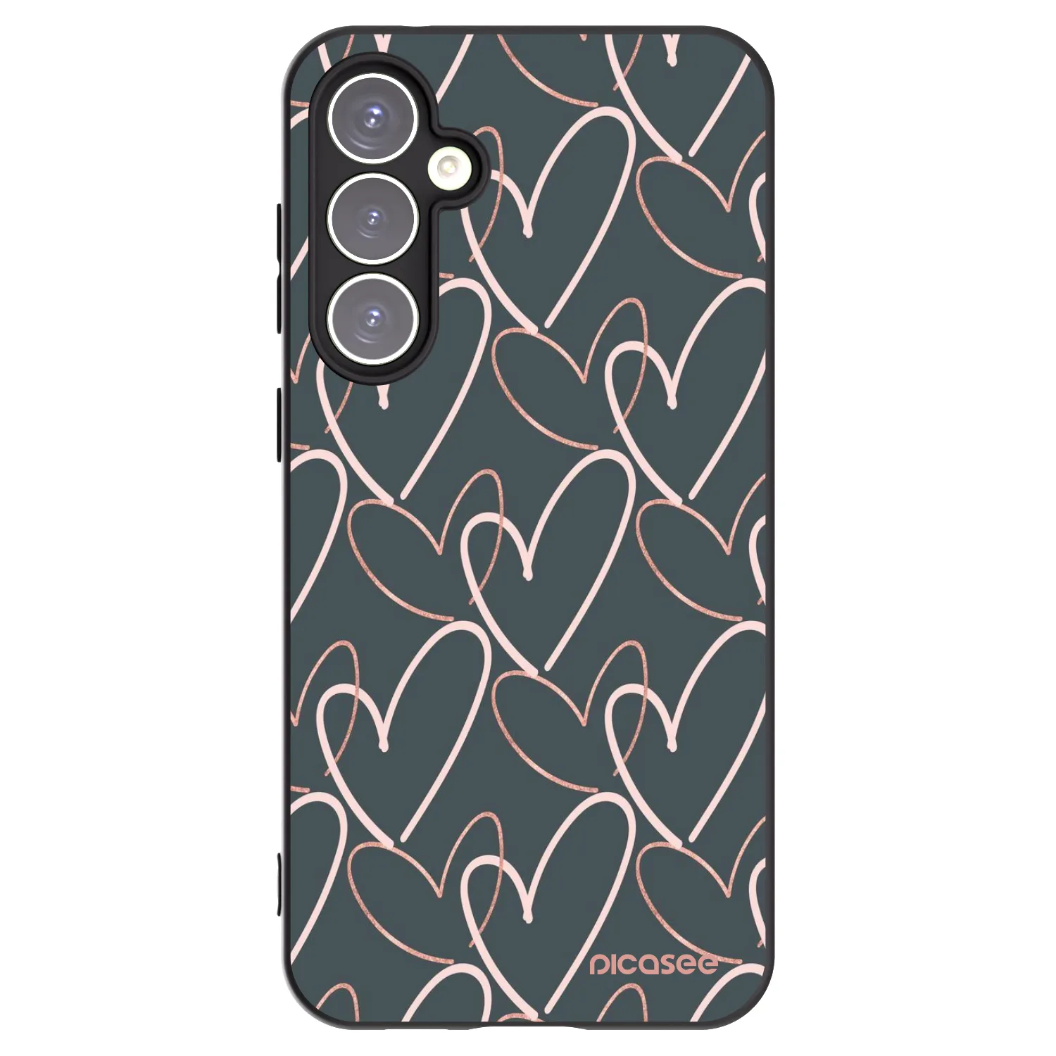 Picasee husă neagră din silicon pentru Samsung Galaxy S23 FE S711B - Lots of love