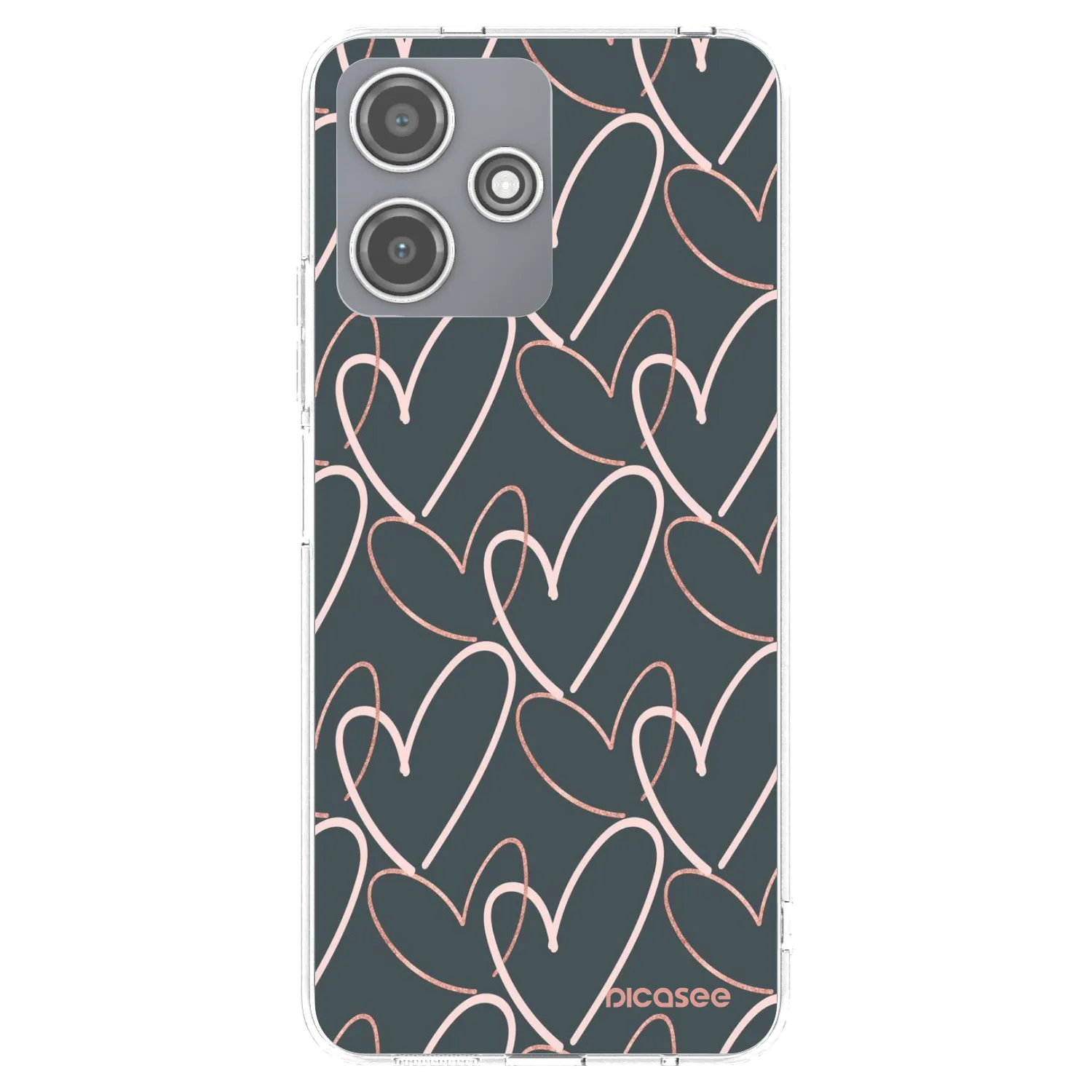 Picasee husă transparentă din silicon pentru Xiaomi Redmi 12 5G - Lots of love