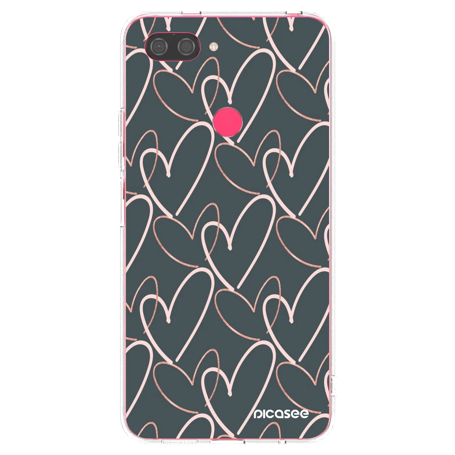 Picasee husă transparentă din silicon pentru Xiaomi Mi 8 Lite - Lots of love