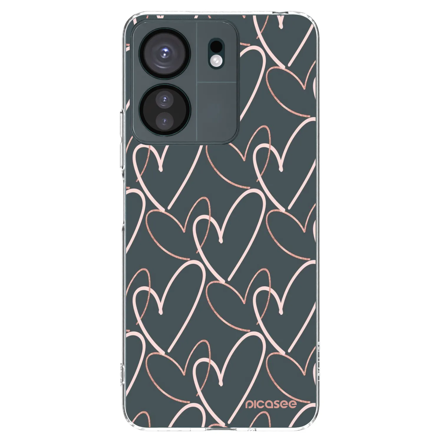 Picasee husă transparentă din silicon pentru Xiaomi Redmi 13C 4G - Lots of love