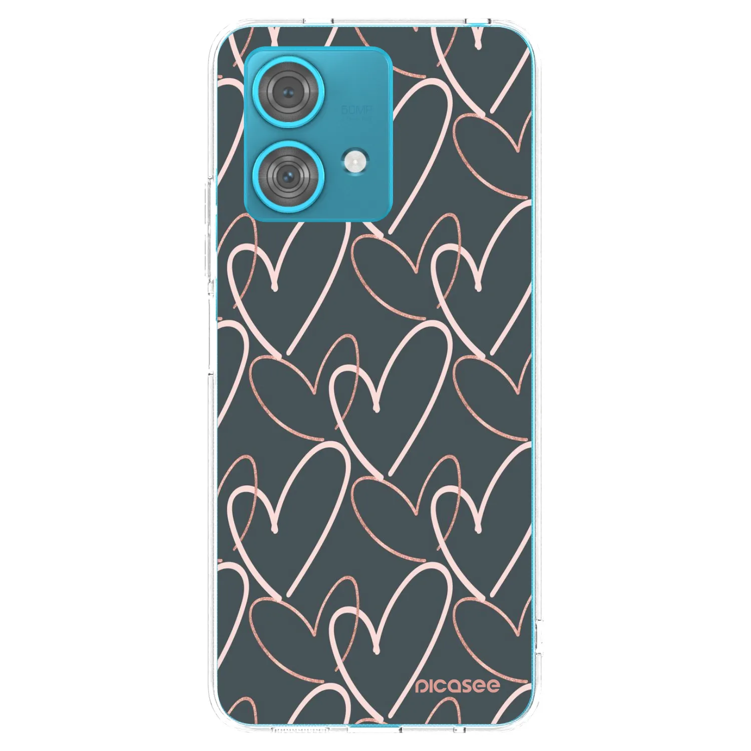 Picasee husă transparentă din silicon pentru Motorola Edge 40 Neo - Lots of love