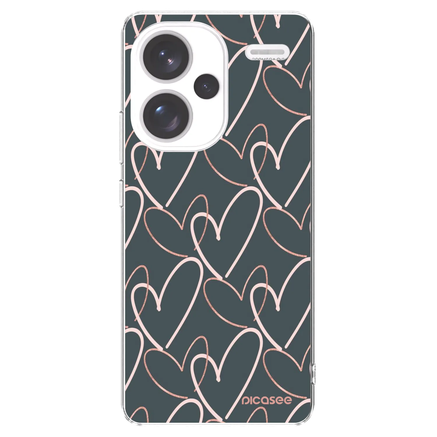 Picasee husă transparentă din silicon pentru Xiaomi Redmi Note 13 Pro+ 5G - Lots of love