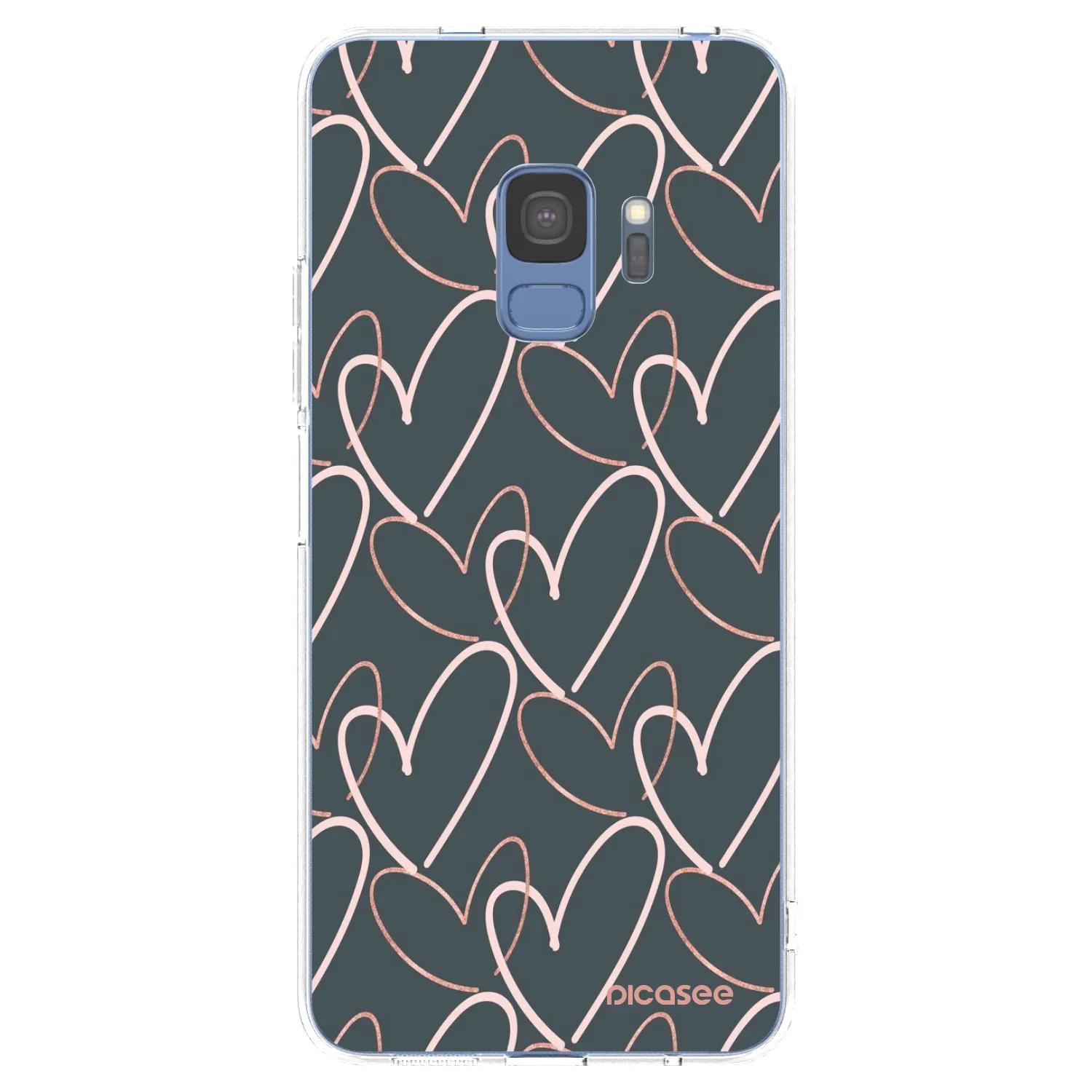 Picasee husă transparentă din silicon pentru Samsung Galaxy S9 G960F - Lots of love