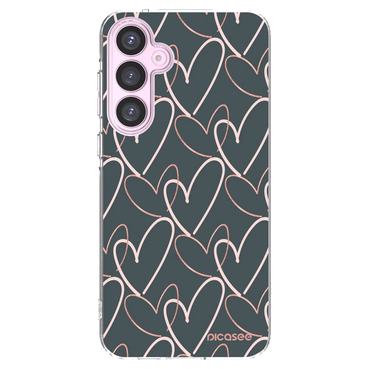 Picasee husă transparentă din silicon pentru Samsung Galaxy A55 5G A556B - Lots of love
