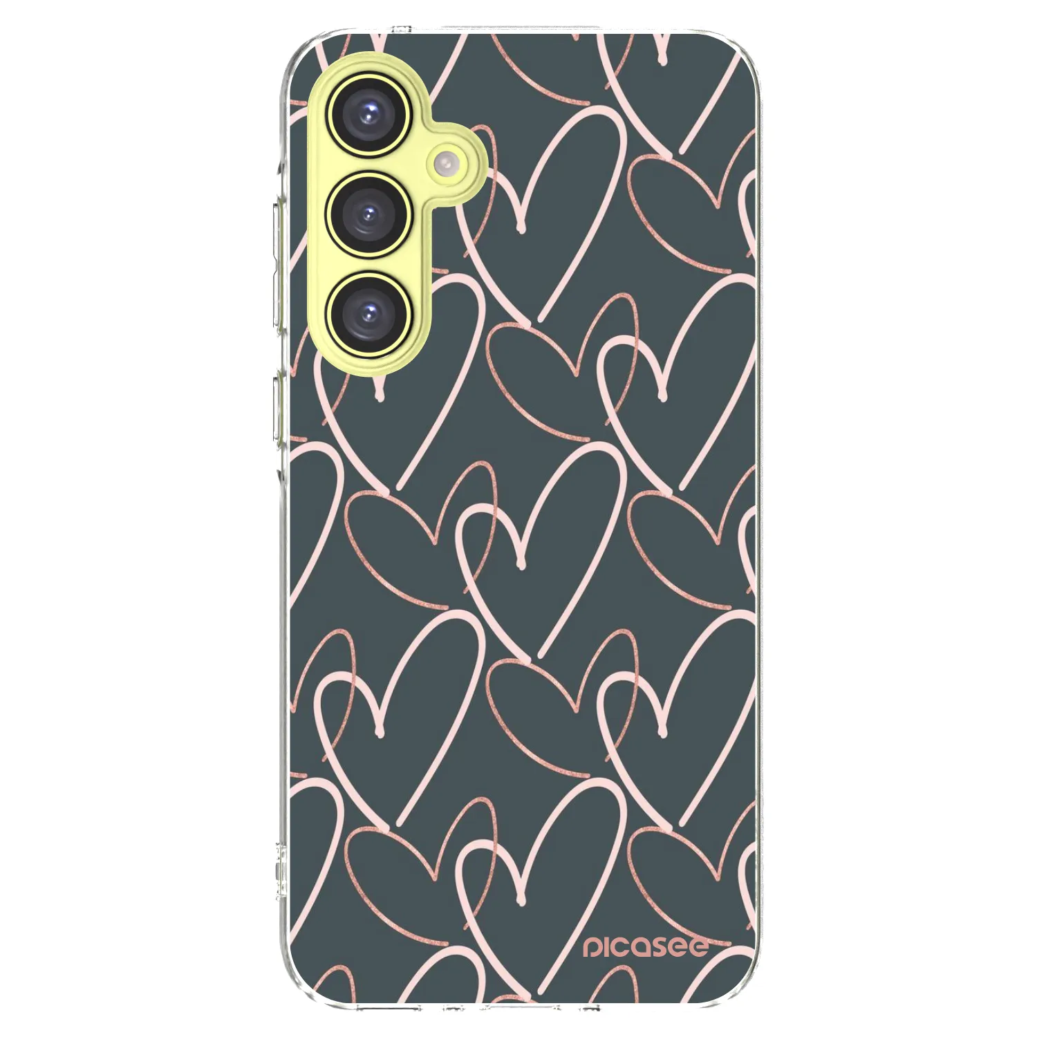 Picasee husă transparentă din silicon pentru Samsung Galaxy A35 5G A356B - Lots of love