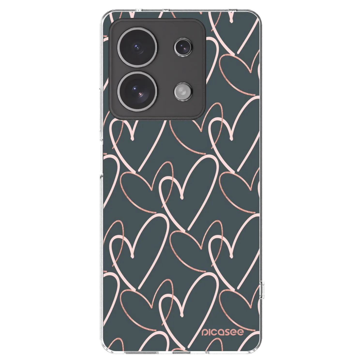 Picasee husă transparentă din silicon pentru Xiaomi Redmi Note 13 4G - Lots of love