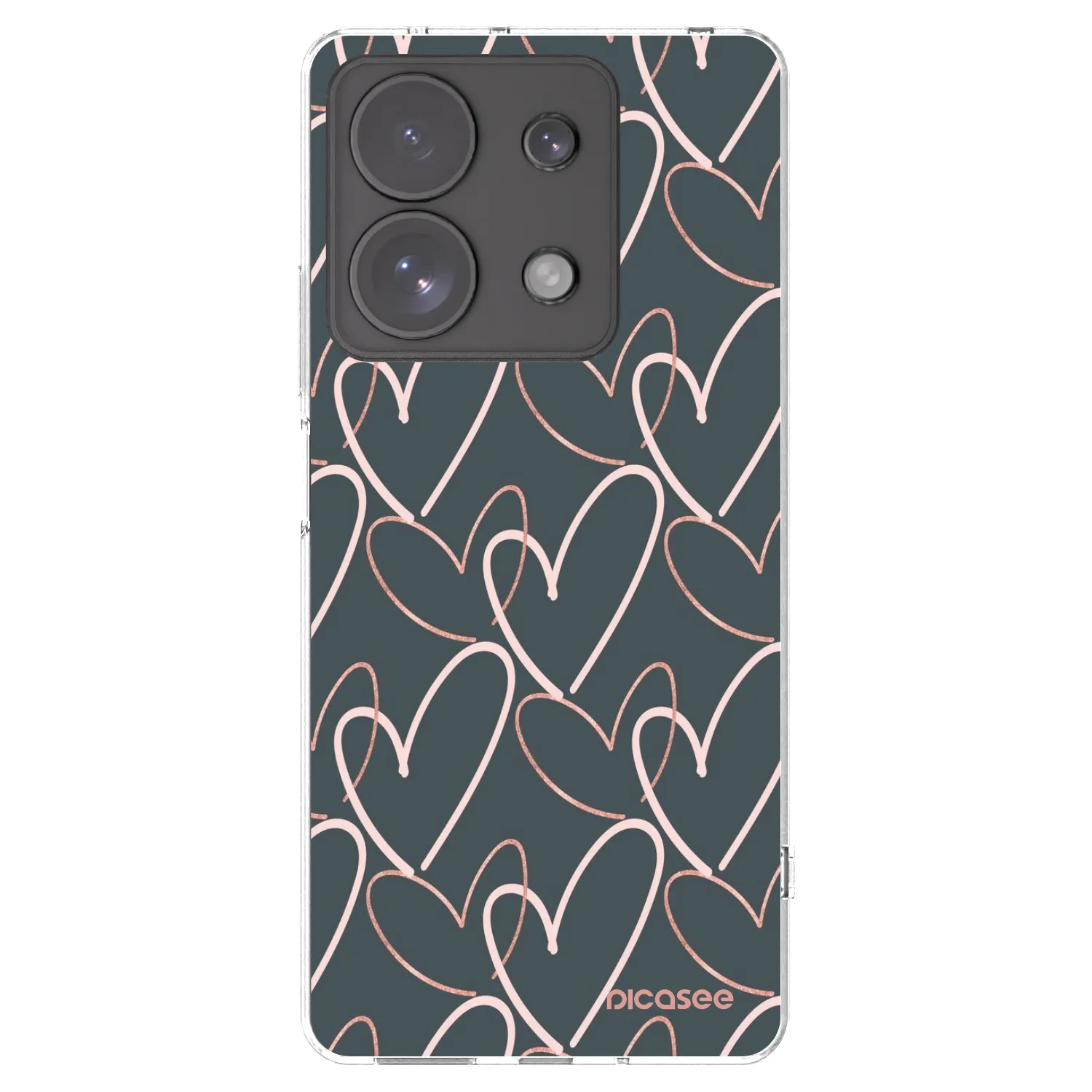 Picasee husă transparentă din silicon pentru Xiaomi Redmi Note 13 Pro 4G - Lots of love