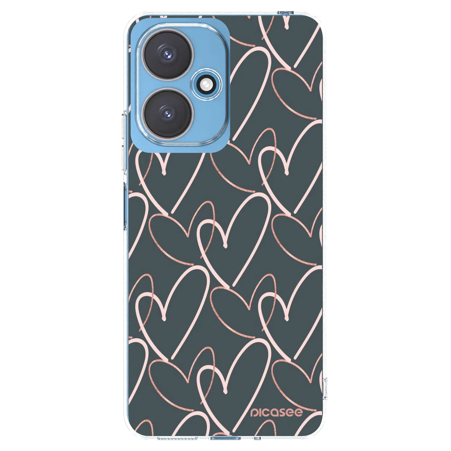 Picasee husă transparentă din silicon pentru Xiaomi Redmi 13C 5G - Lots of love