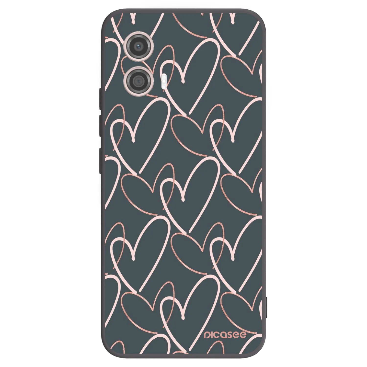 Picasee husă neagră din silicon pentru Motorola Moto G53 5G - Lots of love
