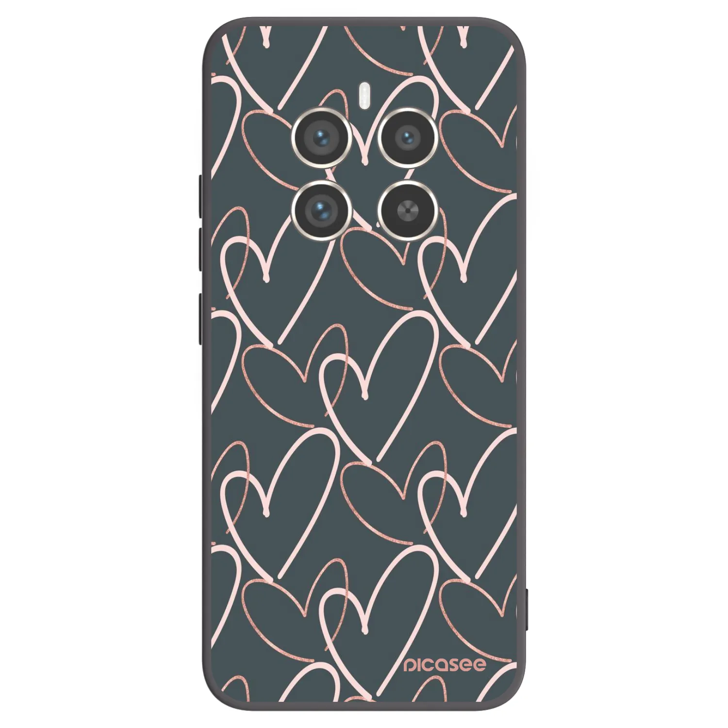 Picasee husă neagră din silicon pentru Realme 12 Pro 5G - Lots of love