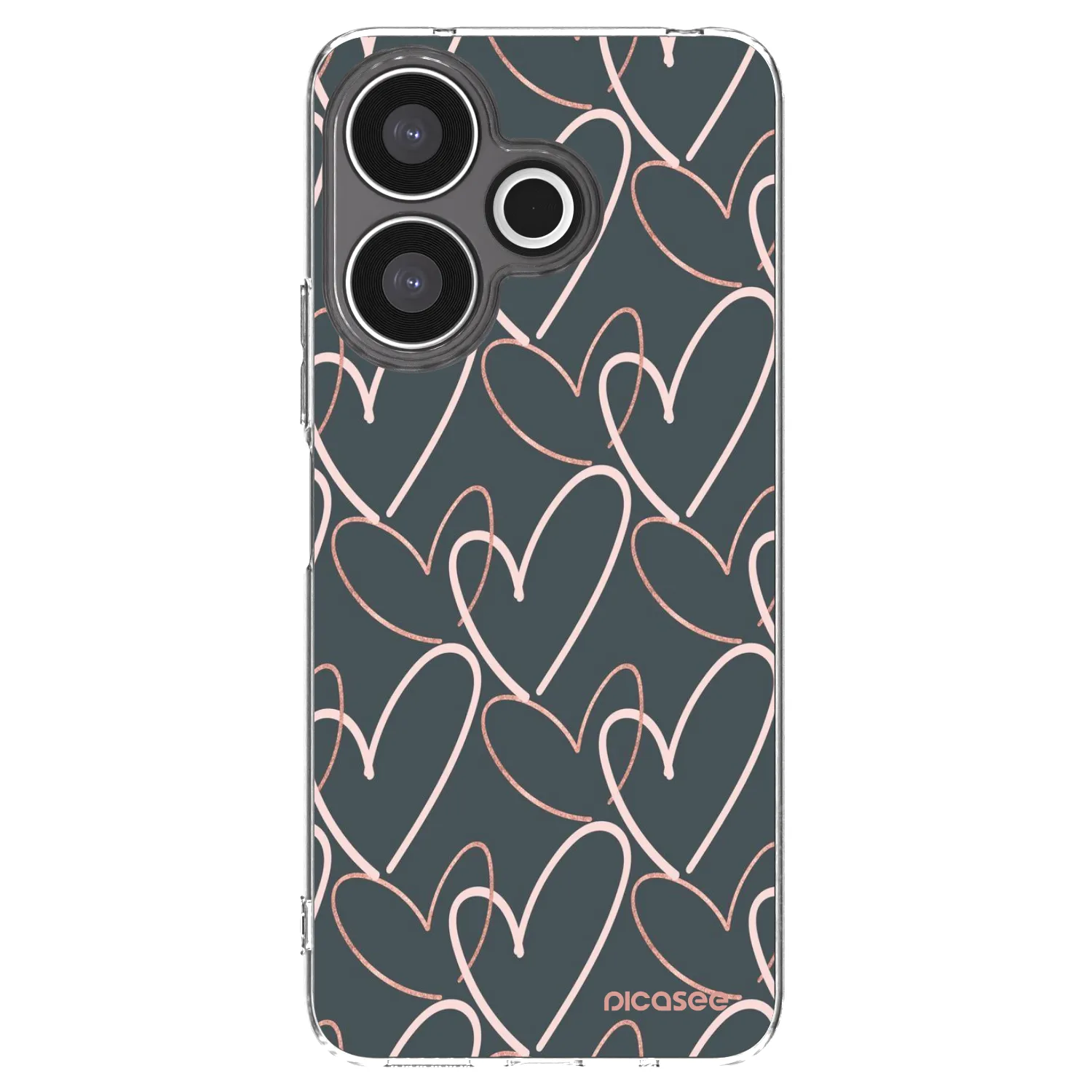 Picasee husă transparentă din silicon pentru Xiaomi Redmi 13 4G - Lots of love