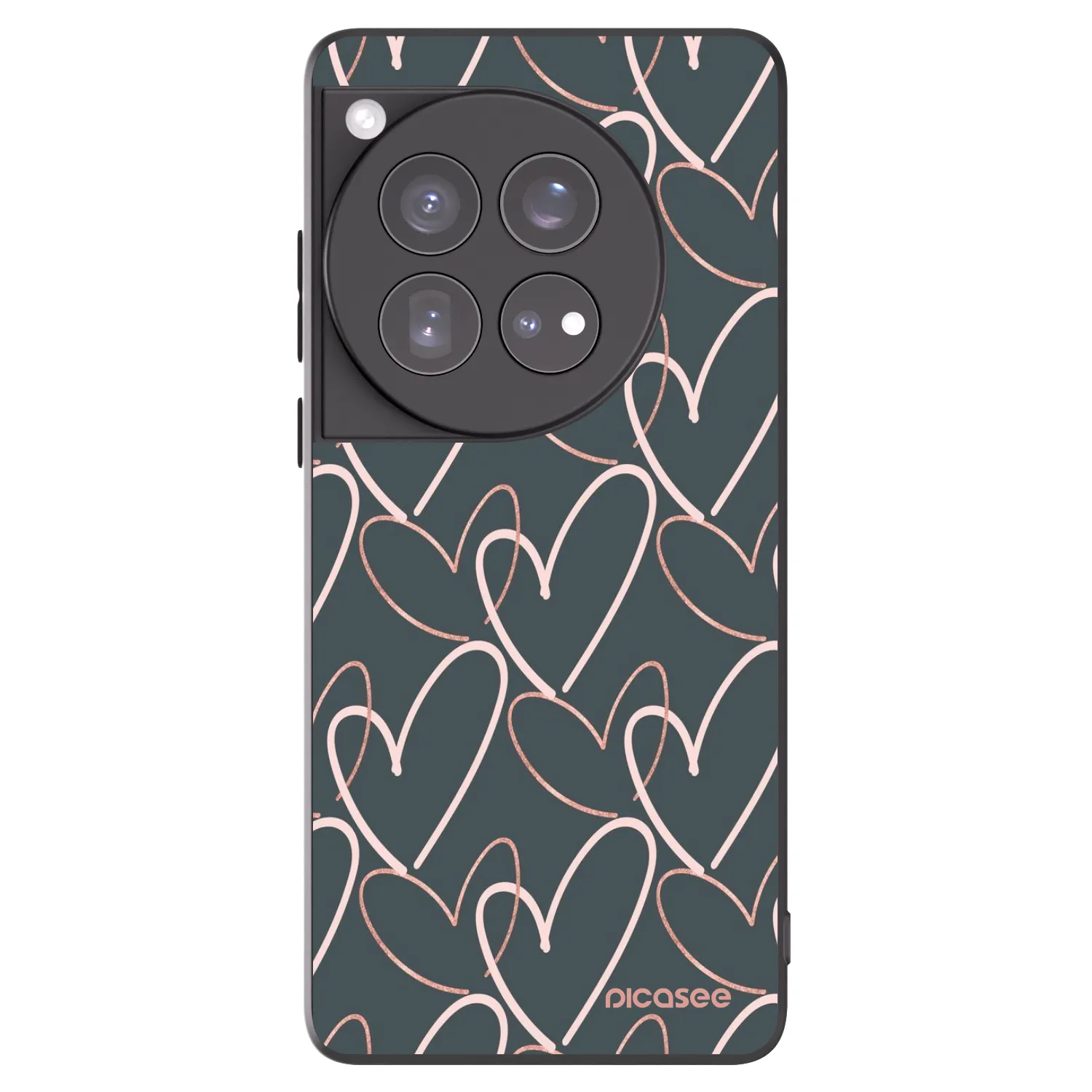 Picasee husă neagră din silicon pentru OnePlus 12 5G - Lots of love