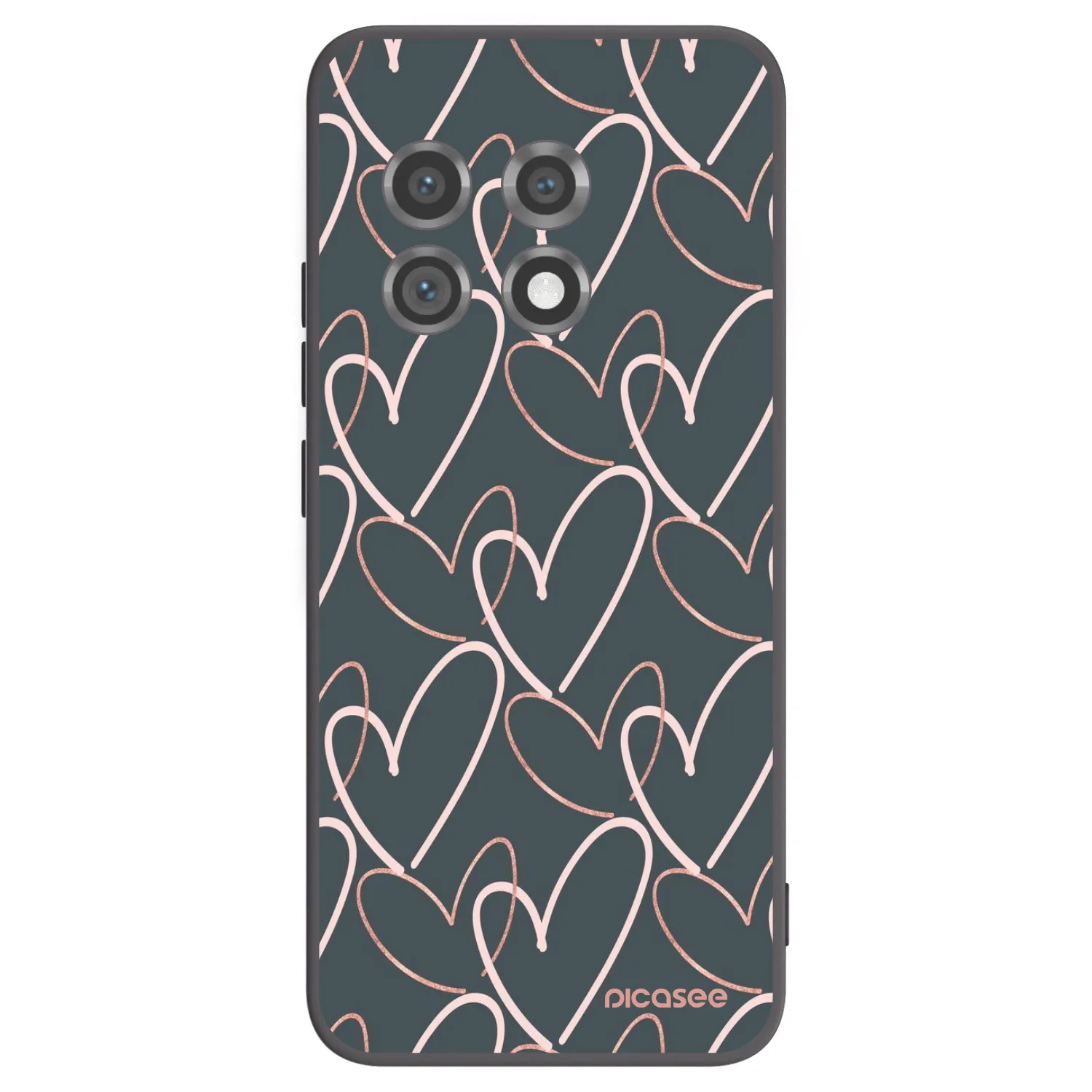 Picasee husă neagră din silicon pentru OnePlus 11 5G - Lots of love