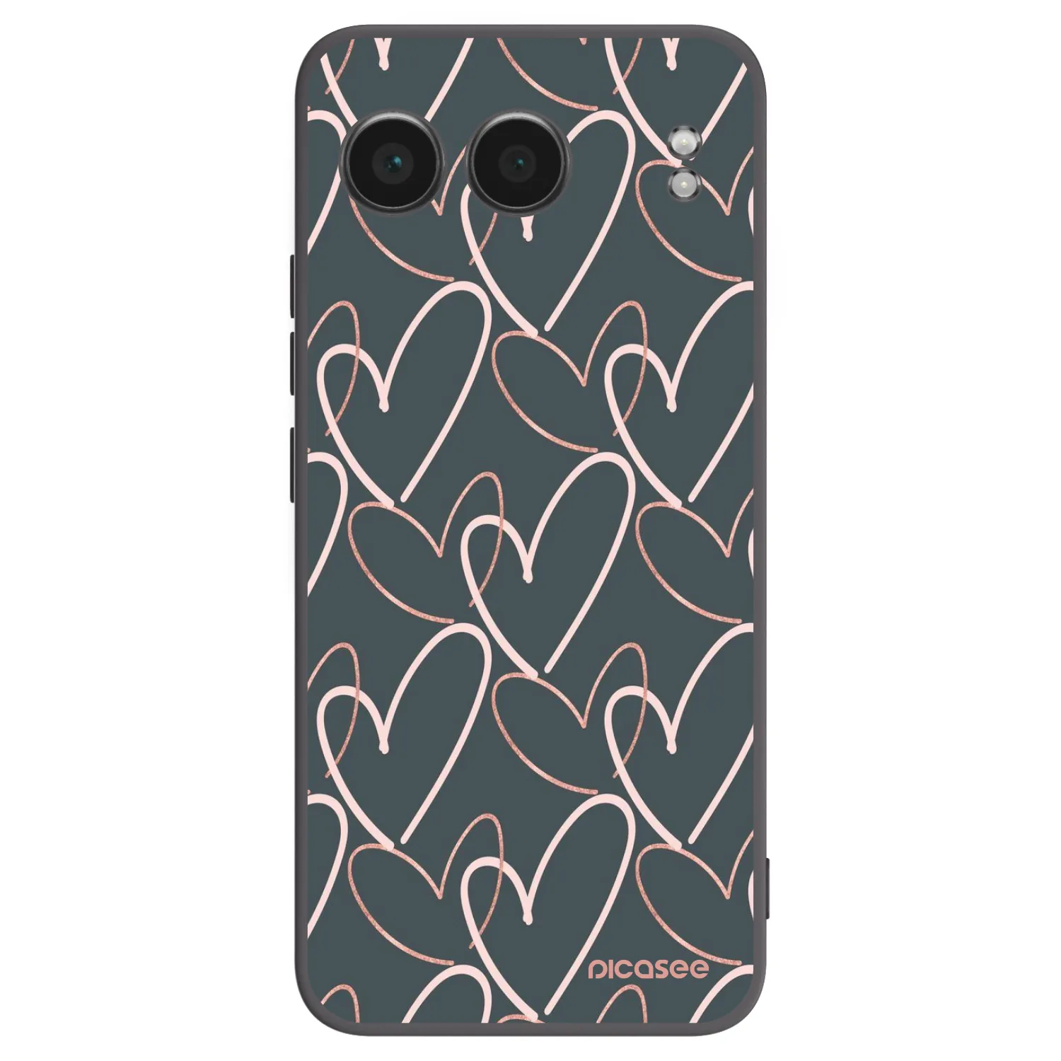 Picasee husă neagră din silicon pentru OnePlus Nord 4 - Lots of love