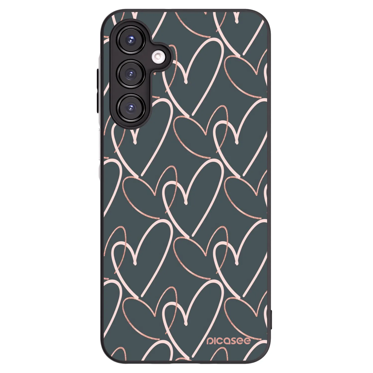 Picasee husă neagră din silicon pentru Samsung Galaxy A16 5G - Lots of love