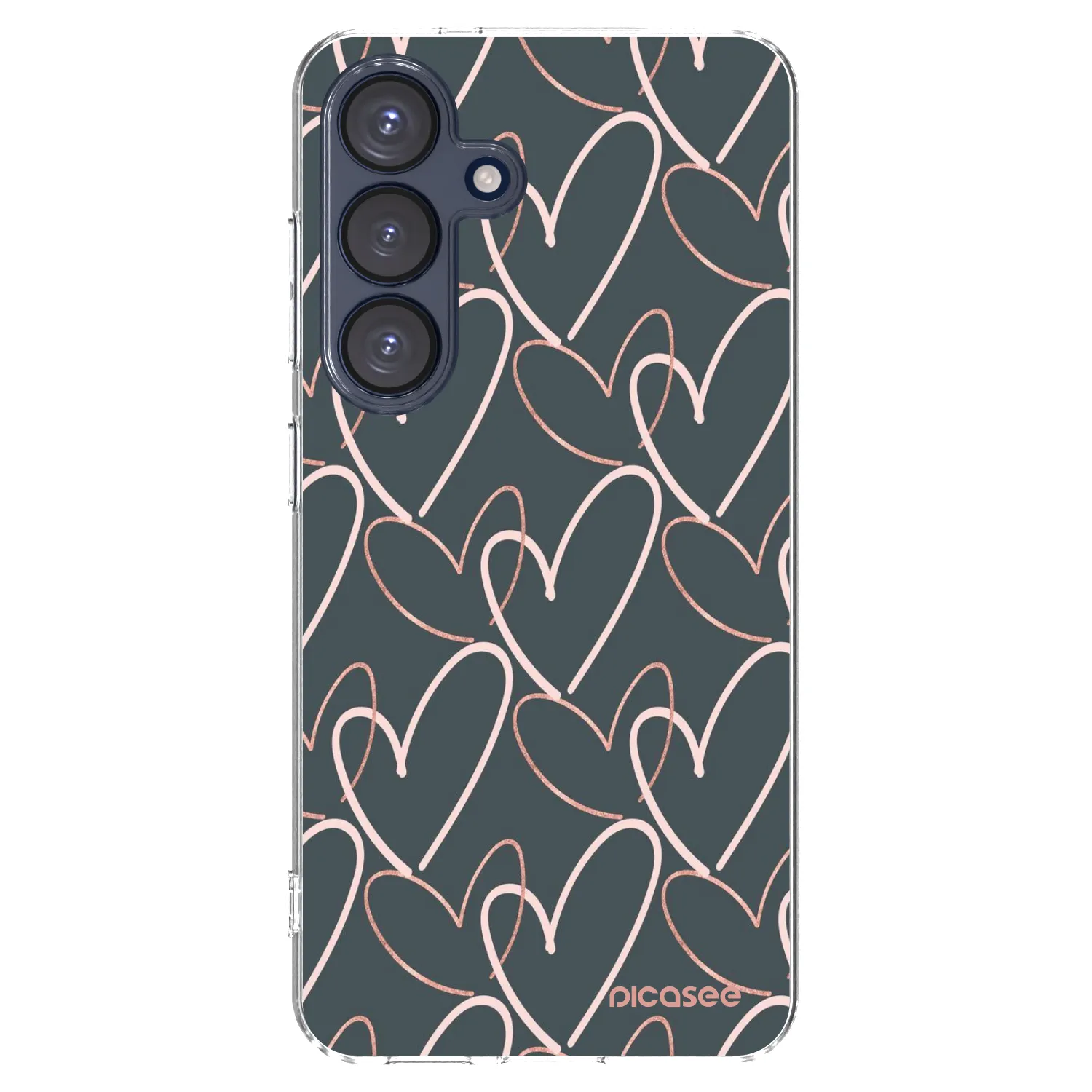 Picasee husă transparentă din silicon pentru Samsung Galaxy S25 5G - Lots of love
