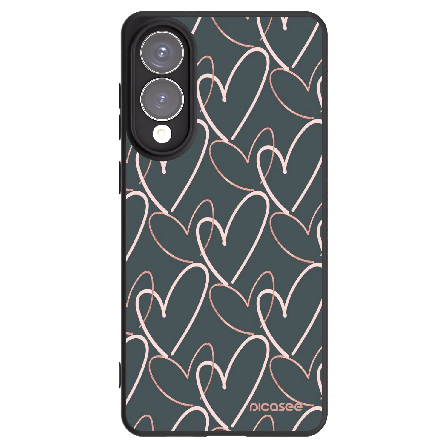 Picasee husă neagră din silicon pentru Samsung Galaxy S25 Edge 5G - Lots of love