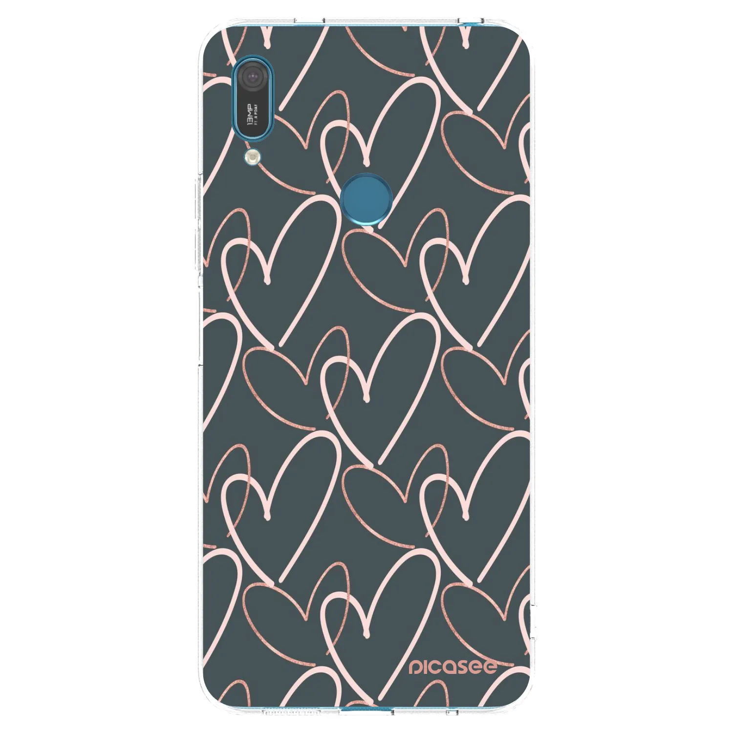 Picasee husă transparentă din silicon pentru Huawei Y7 2019 - Lots of love
