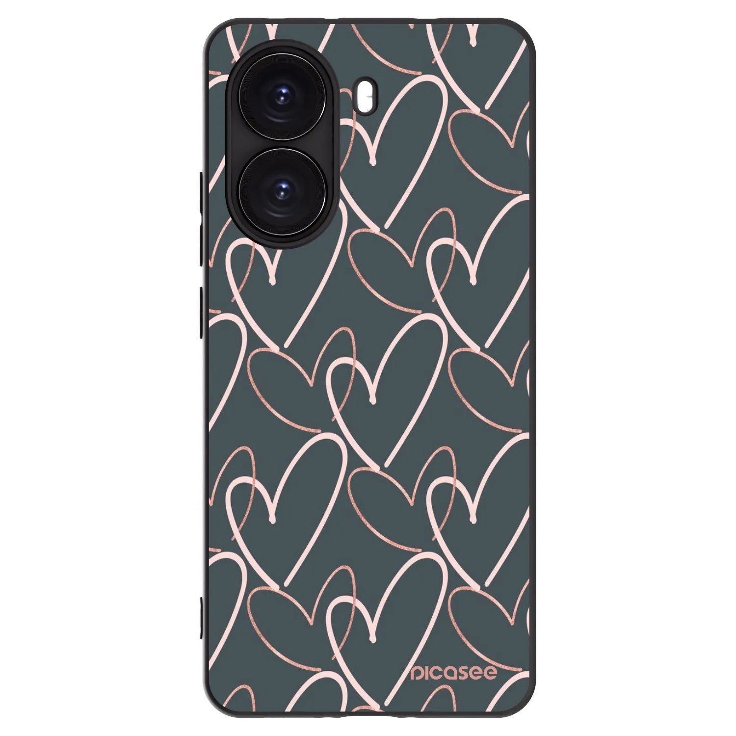 Picasee husă neagră din silicon pentru Xiaomi Poco X7 Pro 5G - Lots of love