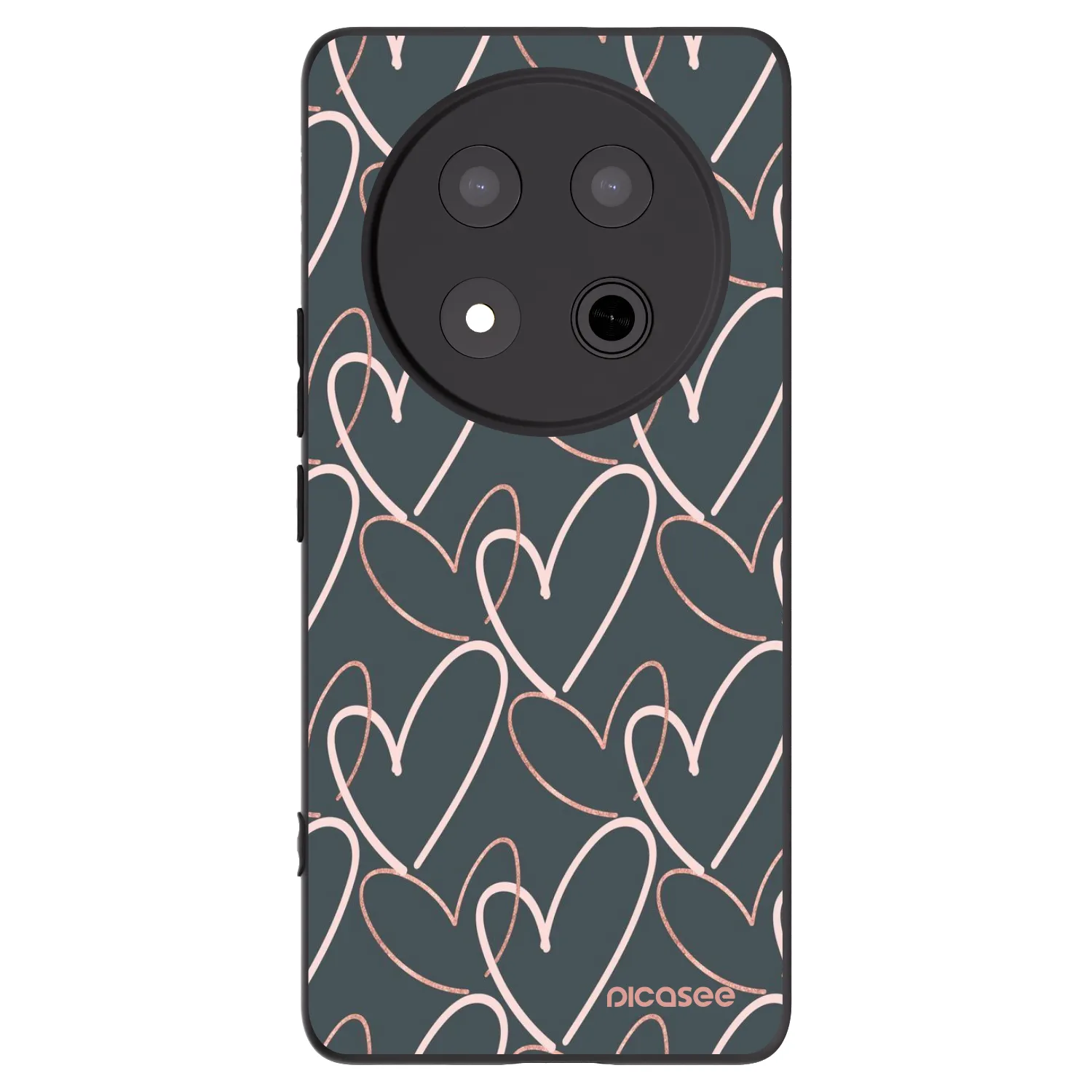 Picasee husă neagră din silicon pentru Honor Magic7 Lite 5G - Lots of love