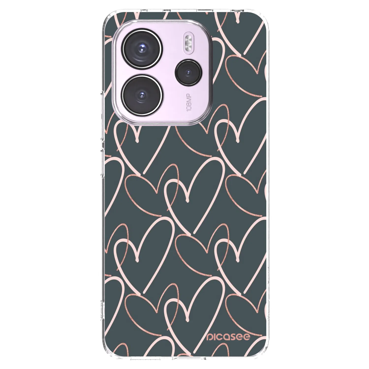 Picasee husă transparentă din silicon pentru Xiaomi Redmi Note 14 4G - Lots of love