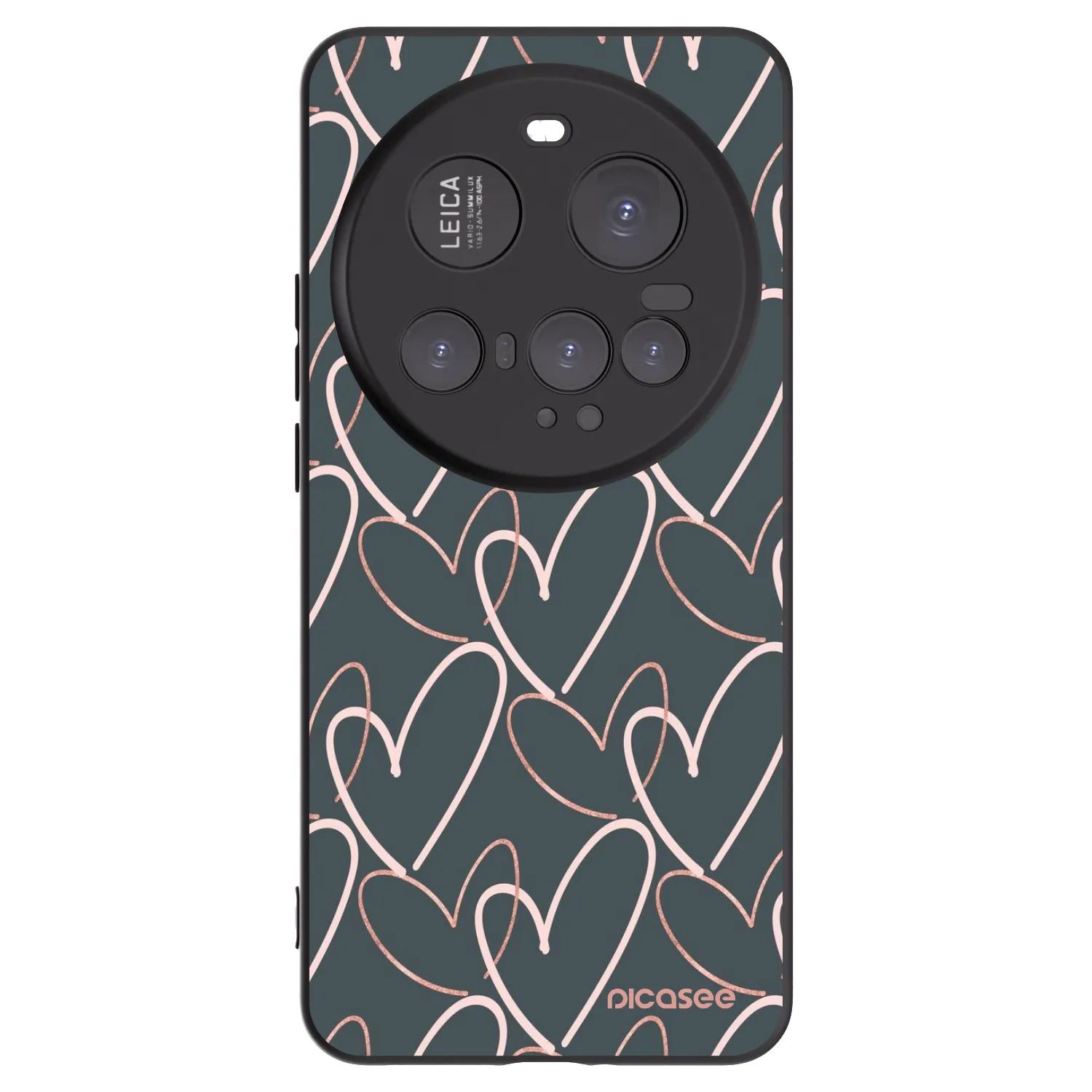 Picasee husă neagră din silicon pentru Xiaomi 15 Ultra - Lots of love