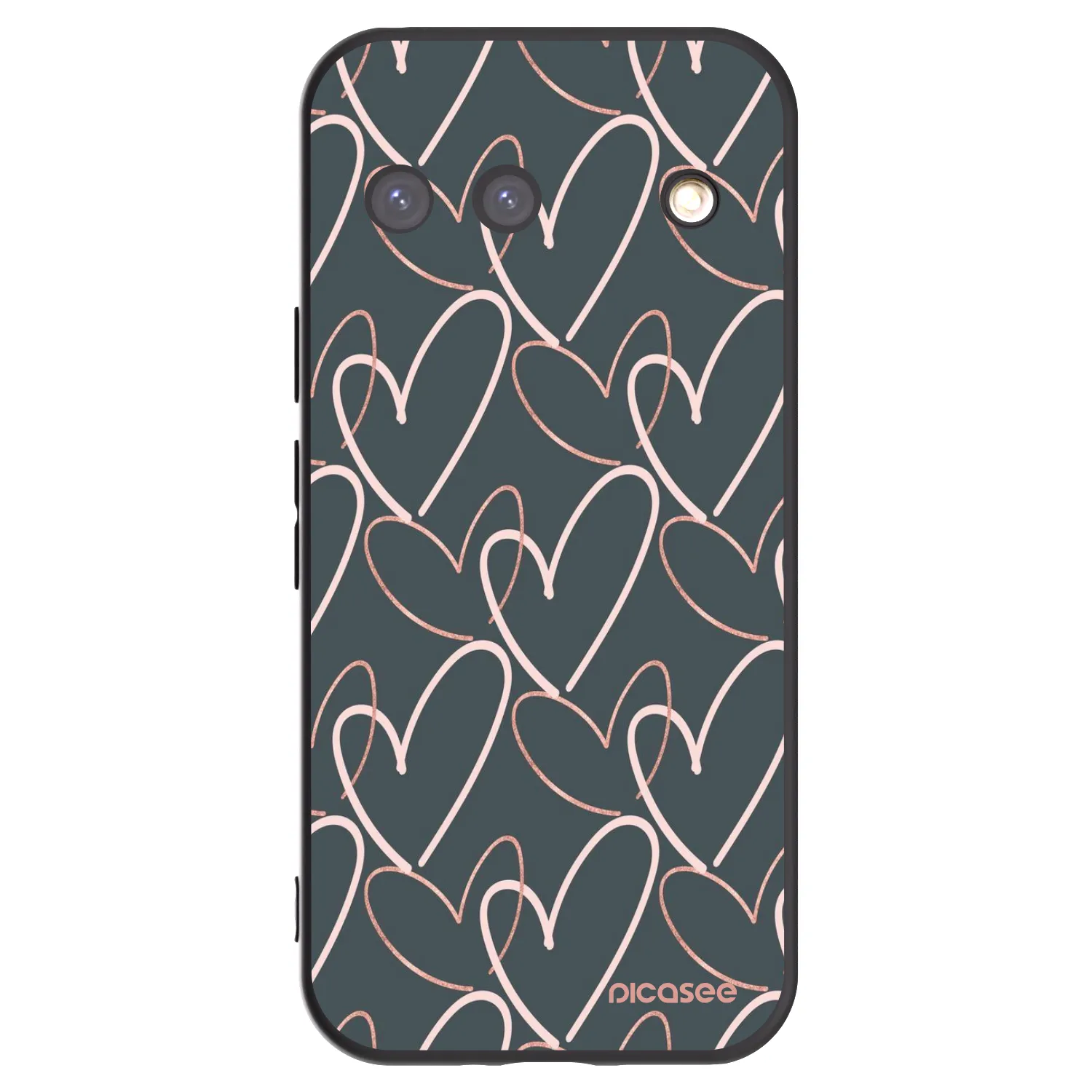 Picasee husă neagră din silicon pentru Google Pixel 9 - Lots of love