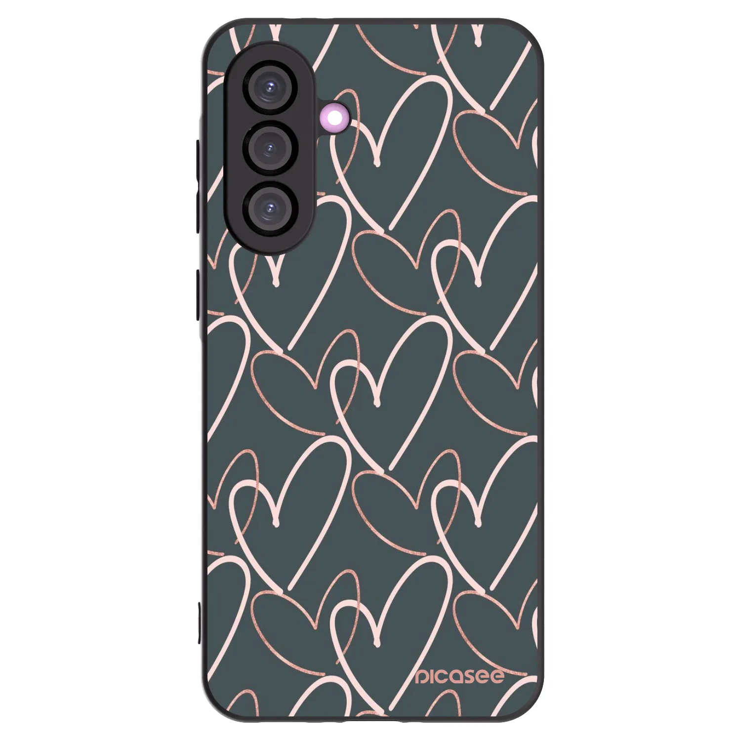 Picasee husă neagră din silicon pentru Samsung Galaxy A36 5G - Lots of love