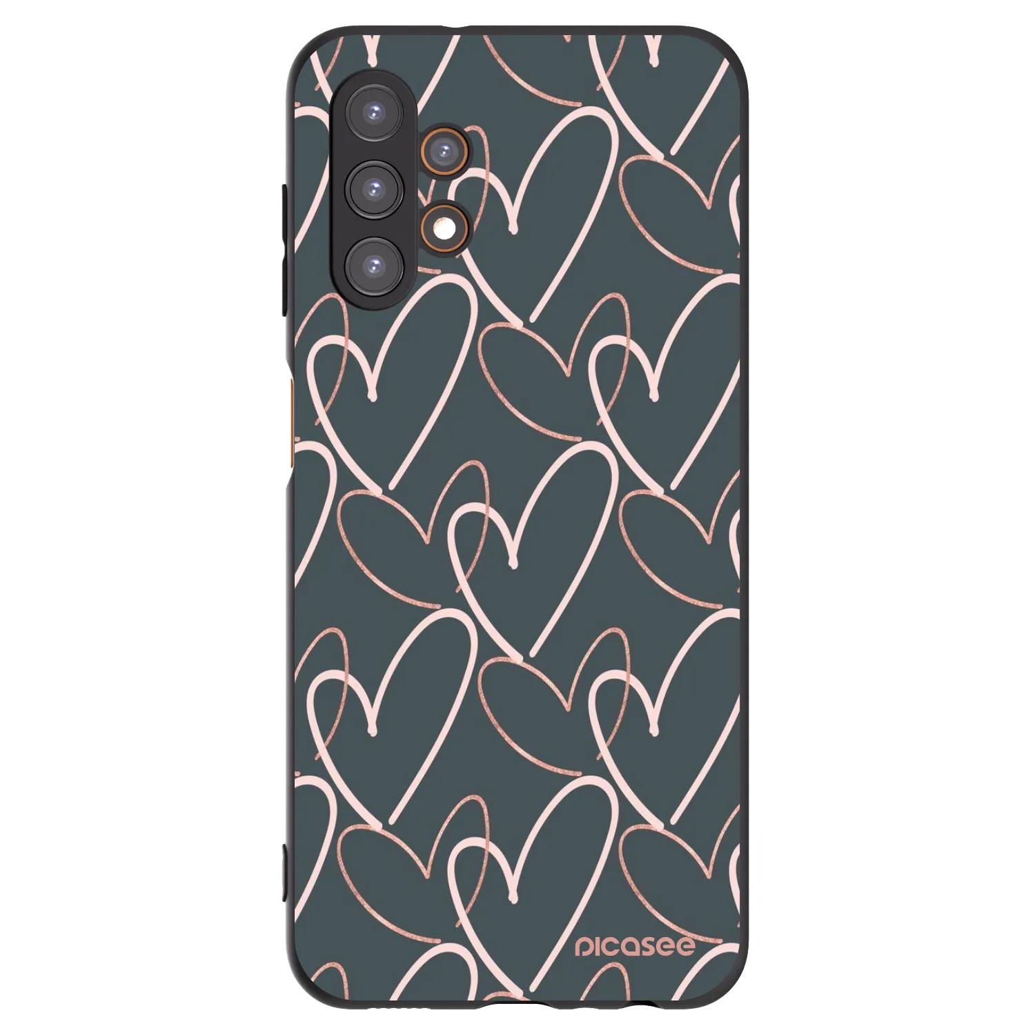 Picasee husă neagră din silicon pentru Samsung Galaxy A13 5G - Lots of love