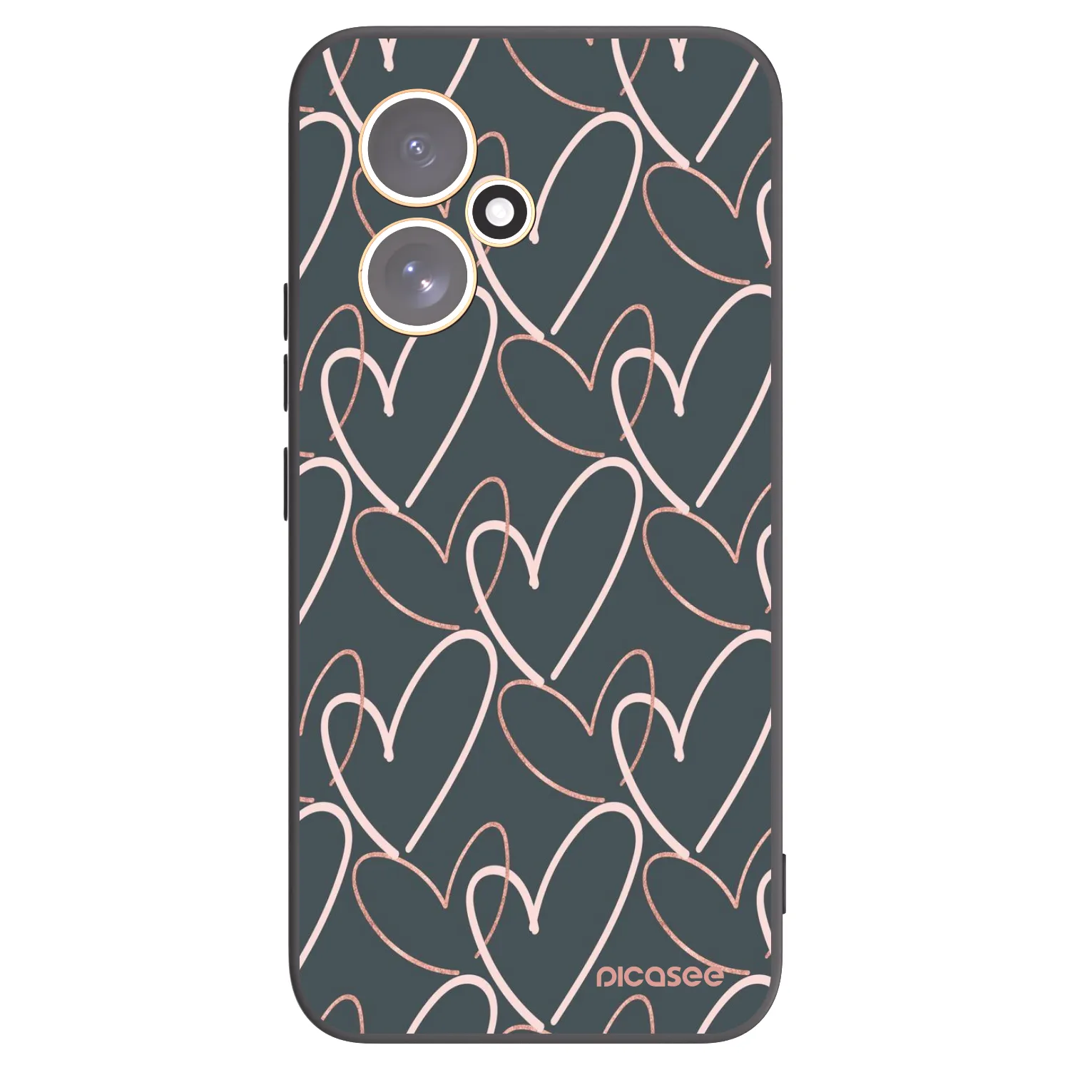 Picasee husă neagră din silicon pentru Honor 400 5G - Lots of love