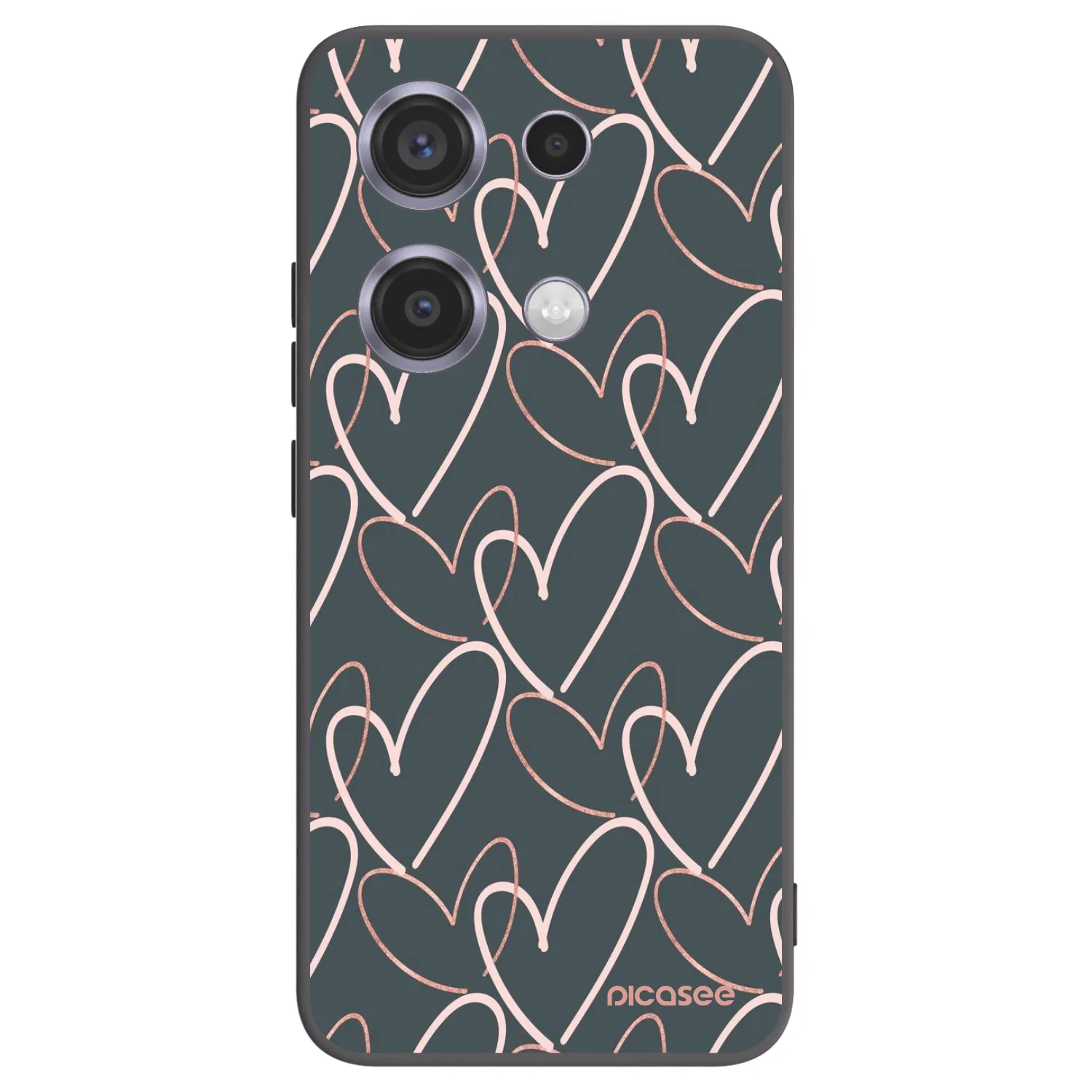 Picasee husă neagră din silicon pentru Xiaomi Redmi Note 14S - Lots of love