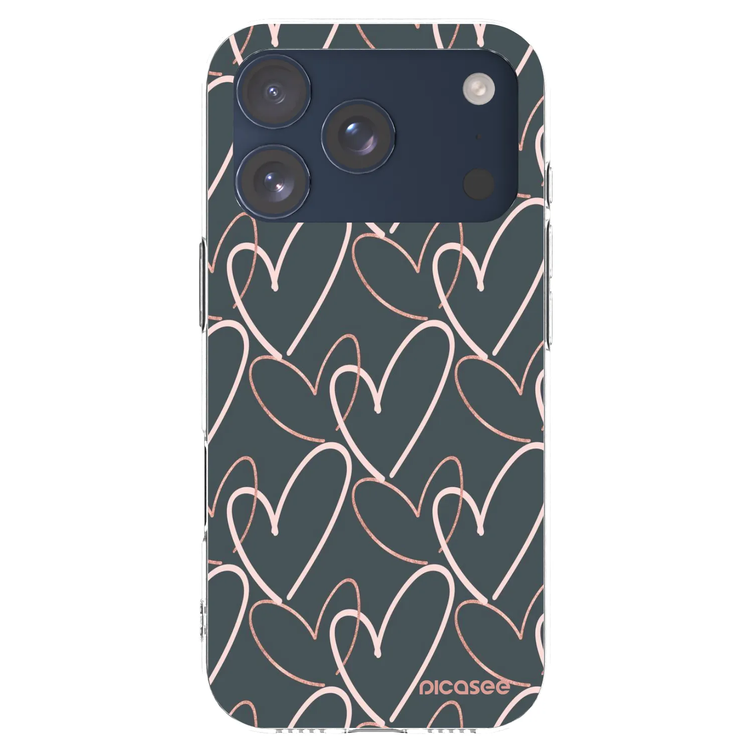 Picasee husă transparentă din silicon pentru Apple iPhone 17 Pro - Lots of love