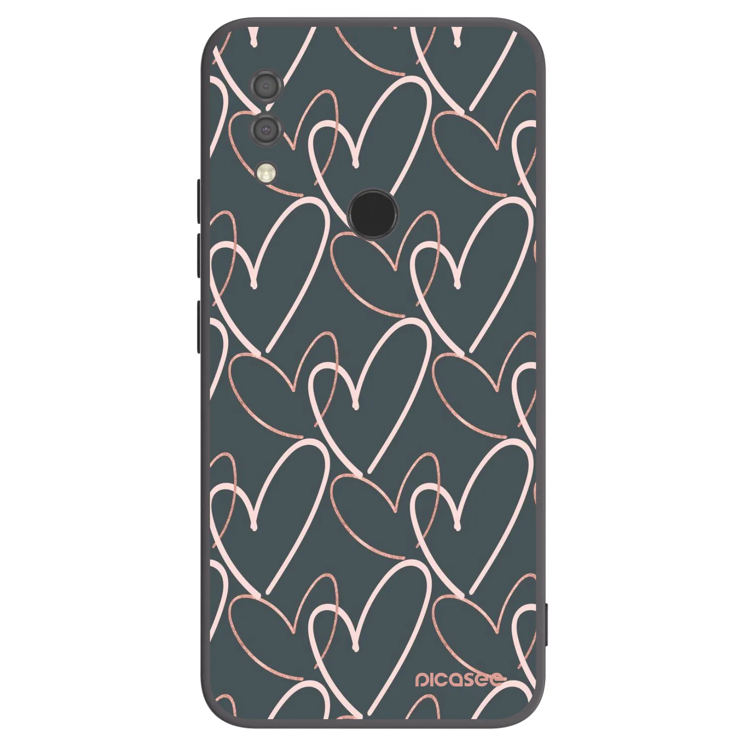 Picasee husă neagră din silicon pentru Xiaomi Redmi 7 - Lots of love