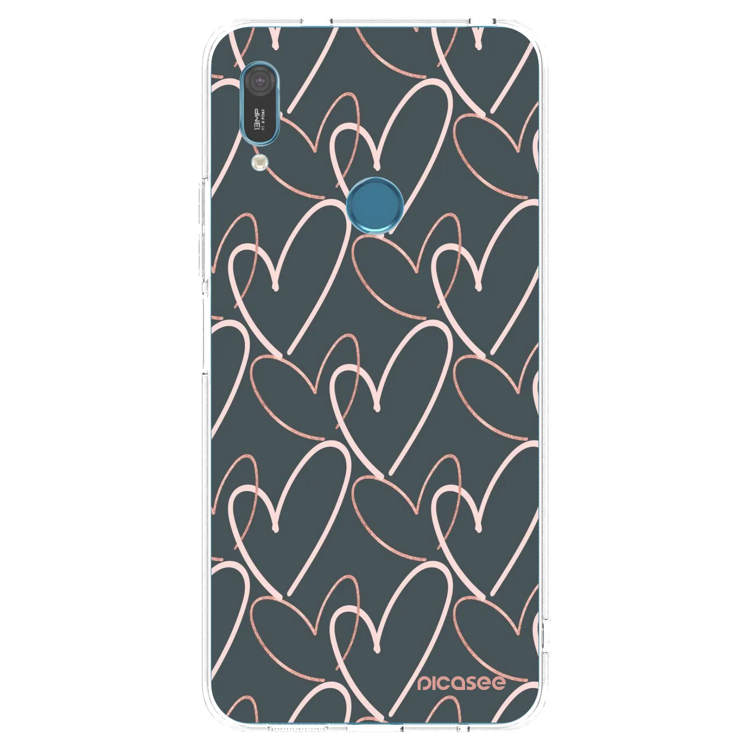Picasee husă transparentă din silicon pentru Huawei Y6 2019 - Lots of love