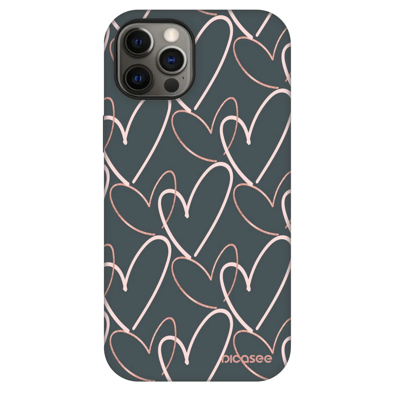 Picasee Fashion Case MagSafe pentru Apple iPhone 12 Pro - Lots of love