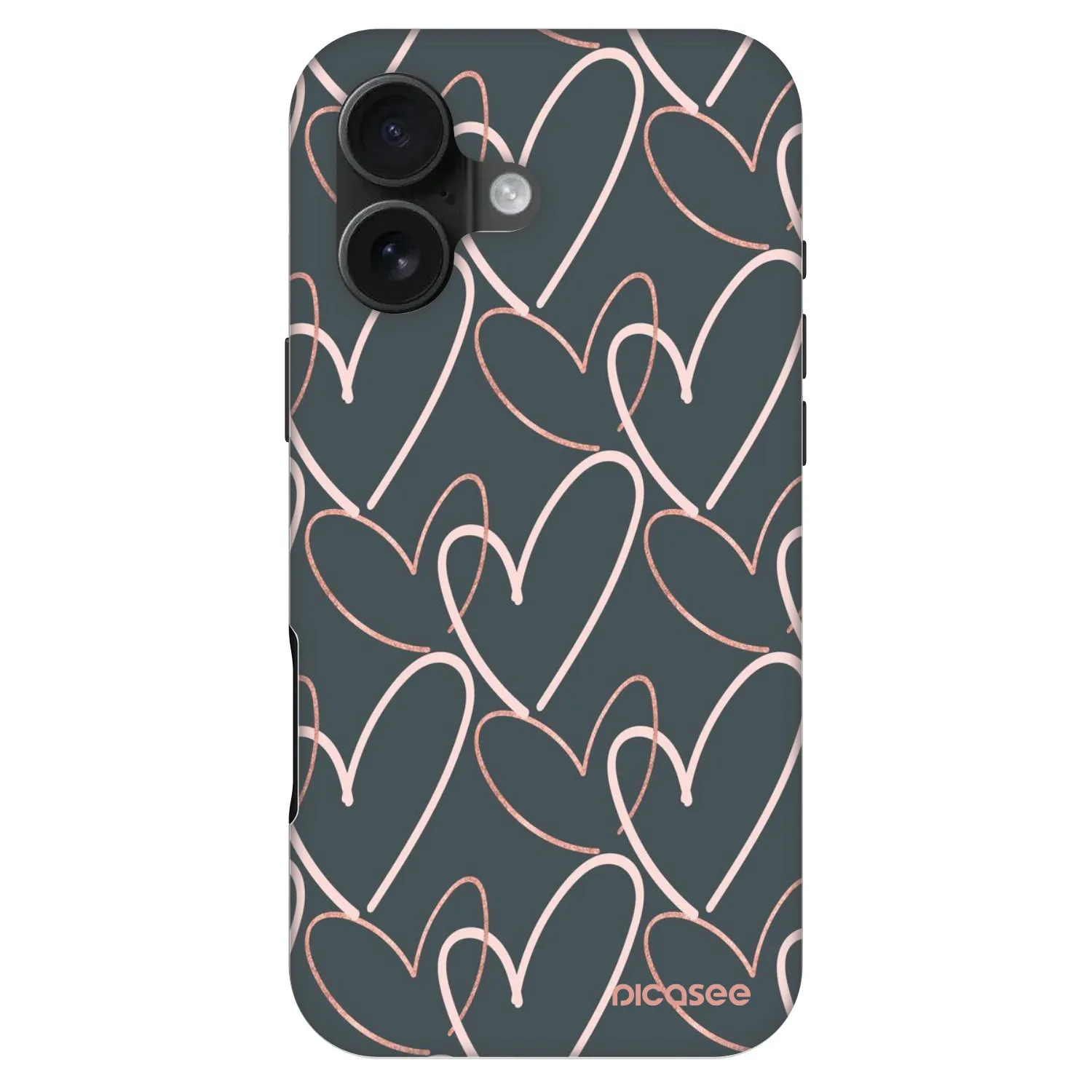 Picasee Fashion Case MagSafe pentru Apple iPhone 16 - Lots of love