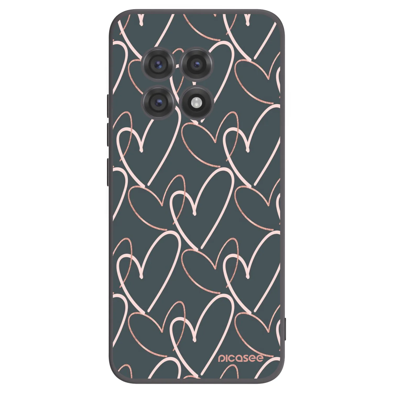 Picasee husă neagră din silicon pentru OnePlus 13R 5G - Lots of love