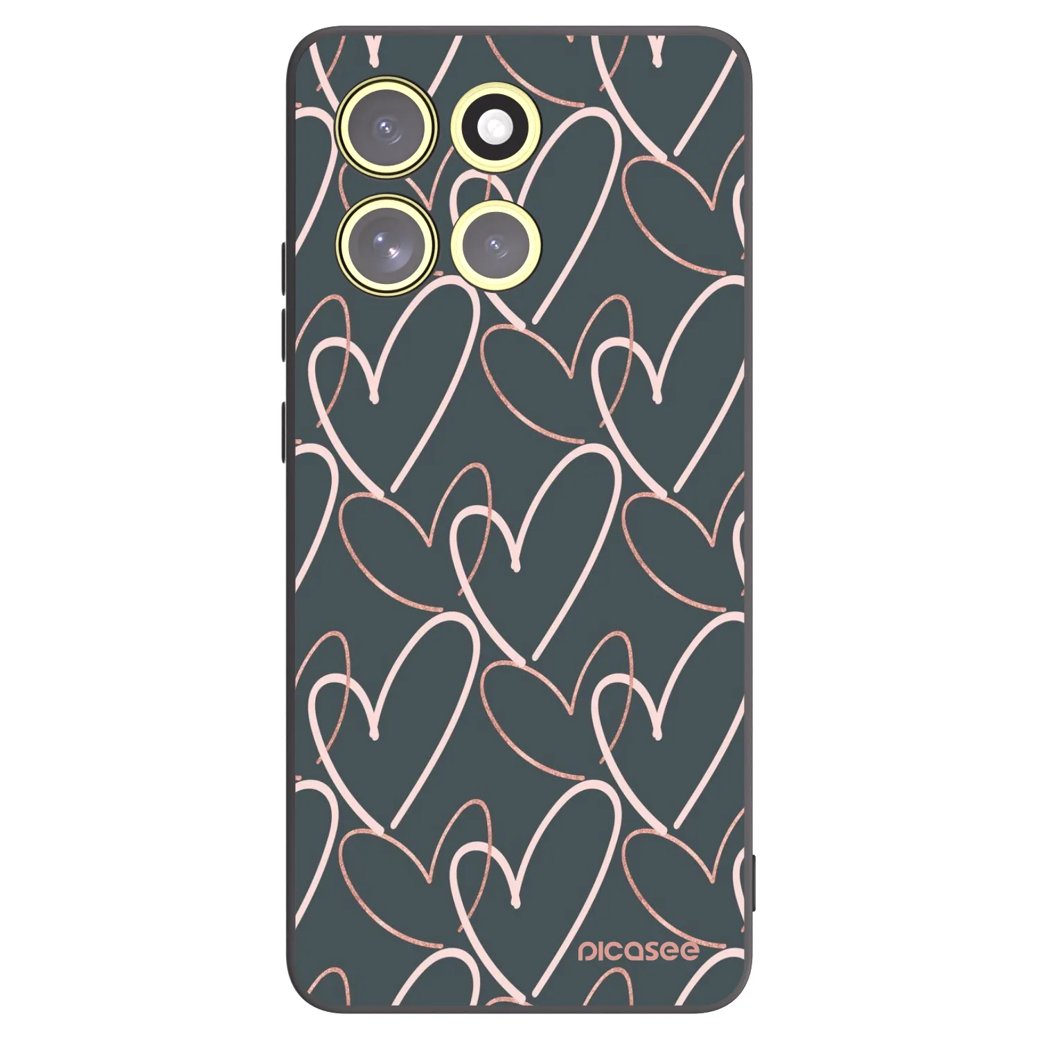 Picasee husă neagră din silicon pentru Motorola Moto G86 5G - Lots of love