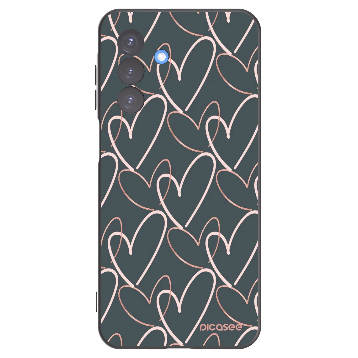 Picasee husă neagră din silicon pentru Samsung Galaxy A17 5G - Lots of love