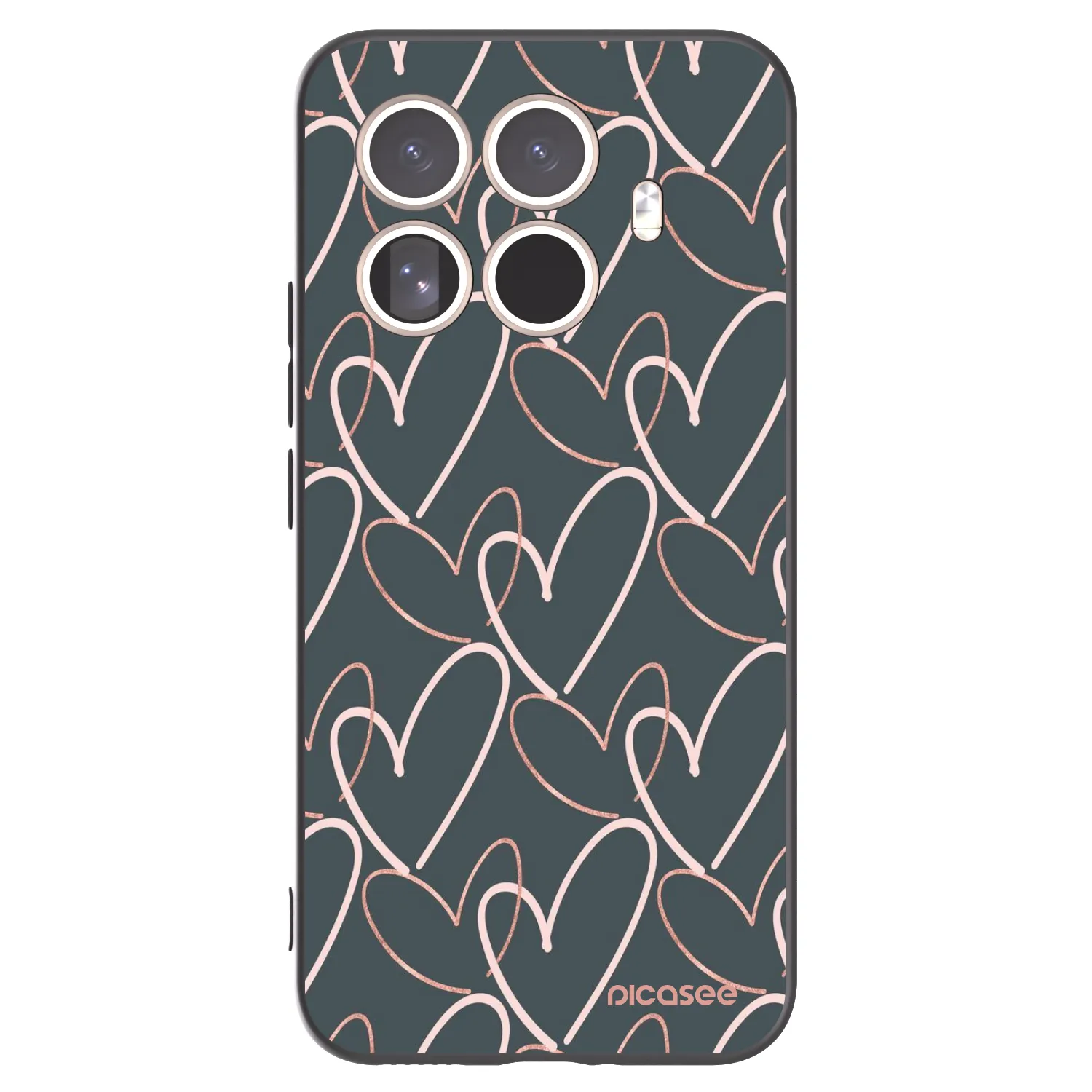 Picasee husă neagră din silicon pentru Xiaomi 15T Pro - Lots of love