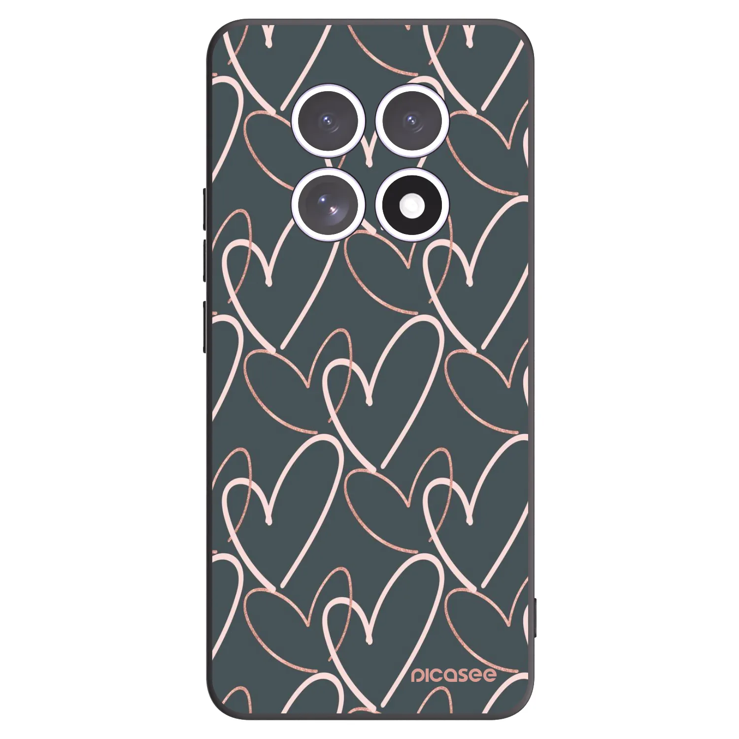 Picasee husă neagră din silicon pentru Xiaomi Redmi Note 15 - Lots of love