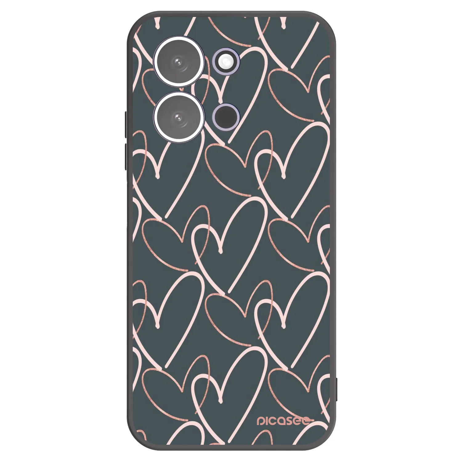 Picasee husă neagră din silicon pentru Xiaomi Redmi 15C 5G - Lots of love