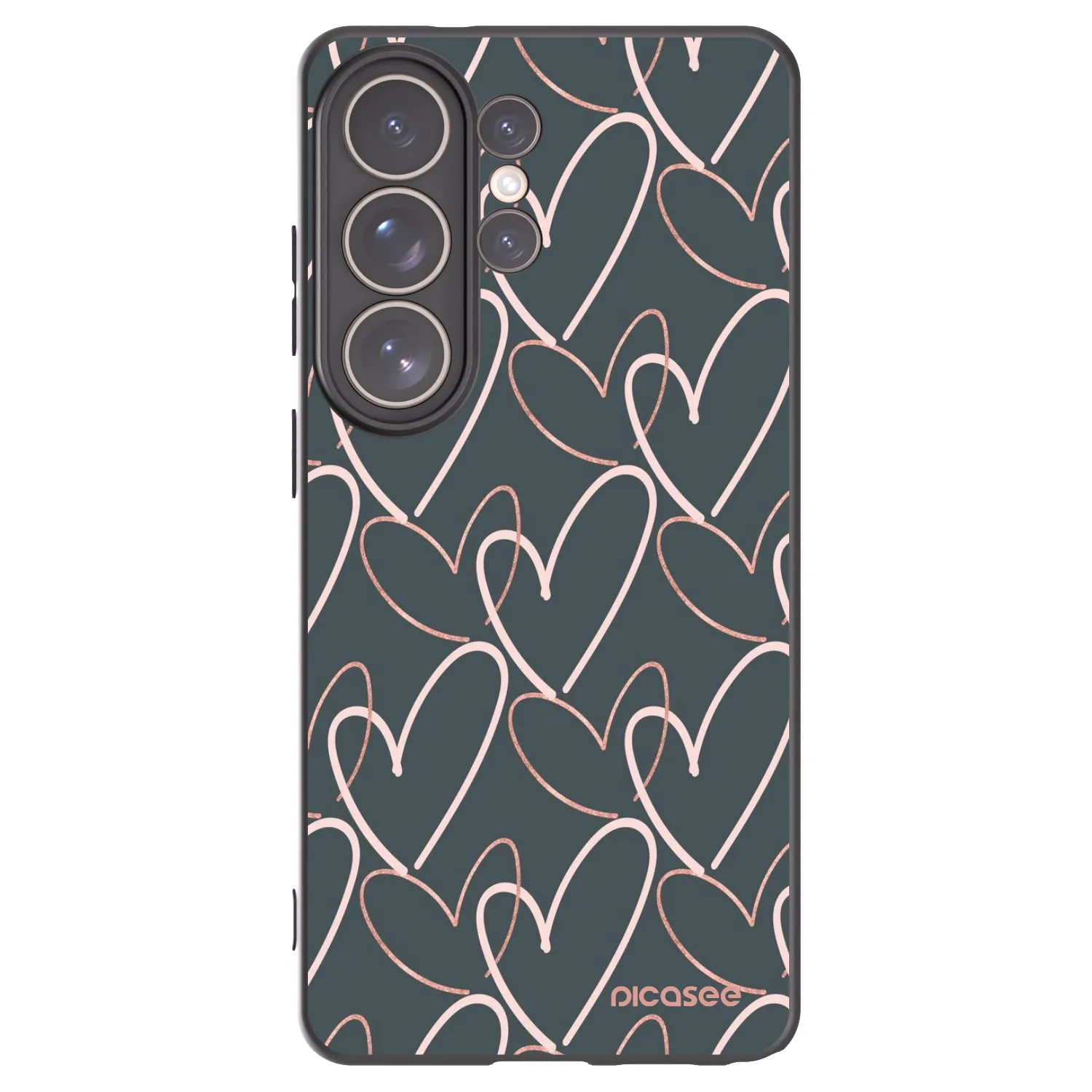 Picasee husă neagră din silicon pentru Samsung Galaxy S26 Ultra - Lots of love