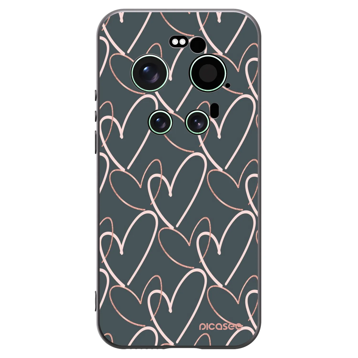 Picasee husă neagră din silicon pentru Xiaomi 17 Ultra - Lots of love